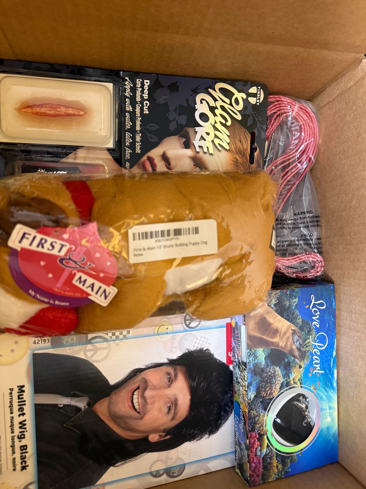 Bulk Reseller Lot 25pc Mixed Items Costume Wigs Bras Pet Accessories Wholesale