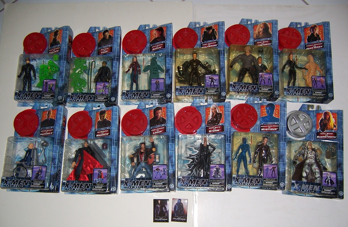 NEW X-MEN The Movie Figure Lot Set of 12 – One Owner Rogue Mystique Wolverine +