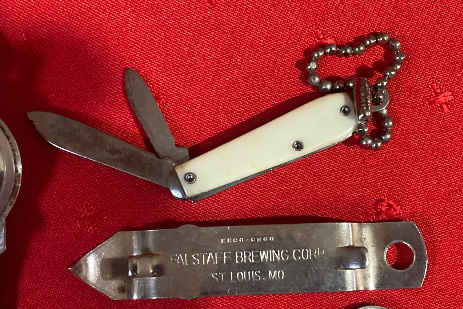 Vintage Junk Drawer Lot Pocket Knives TIMEX USA Watch Men’s Bracelet More #16