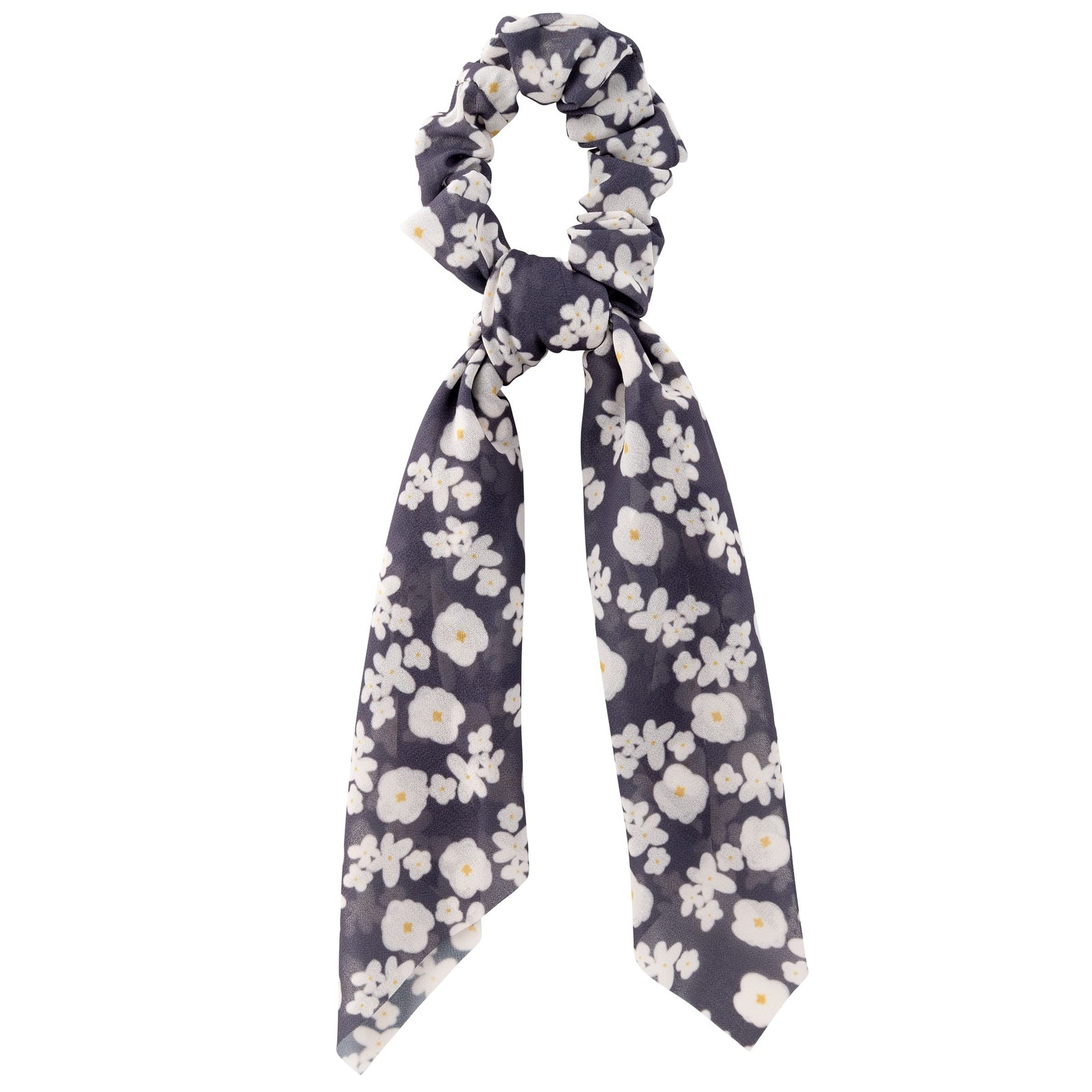 HAIR SCARF WHITE FLORAL