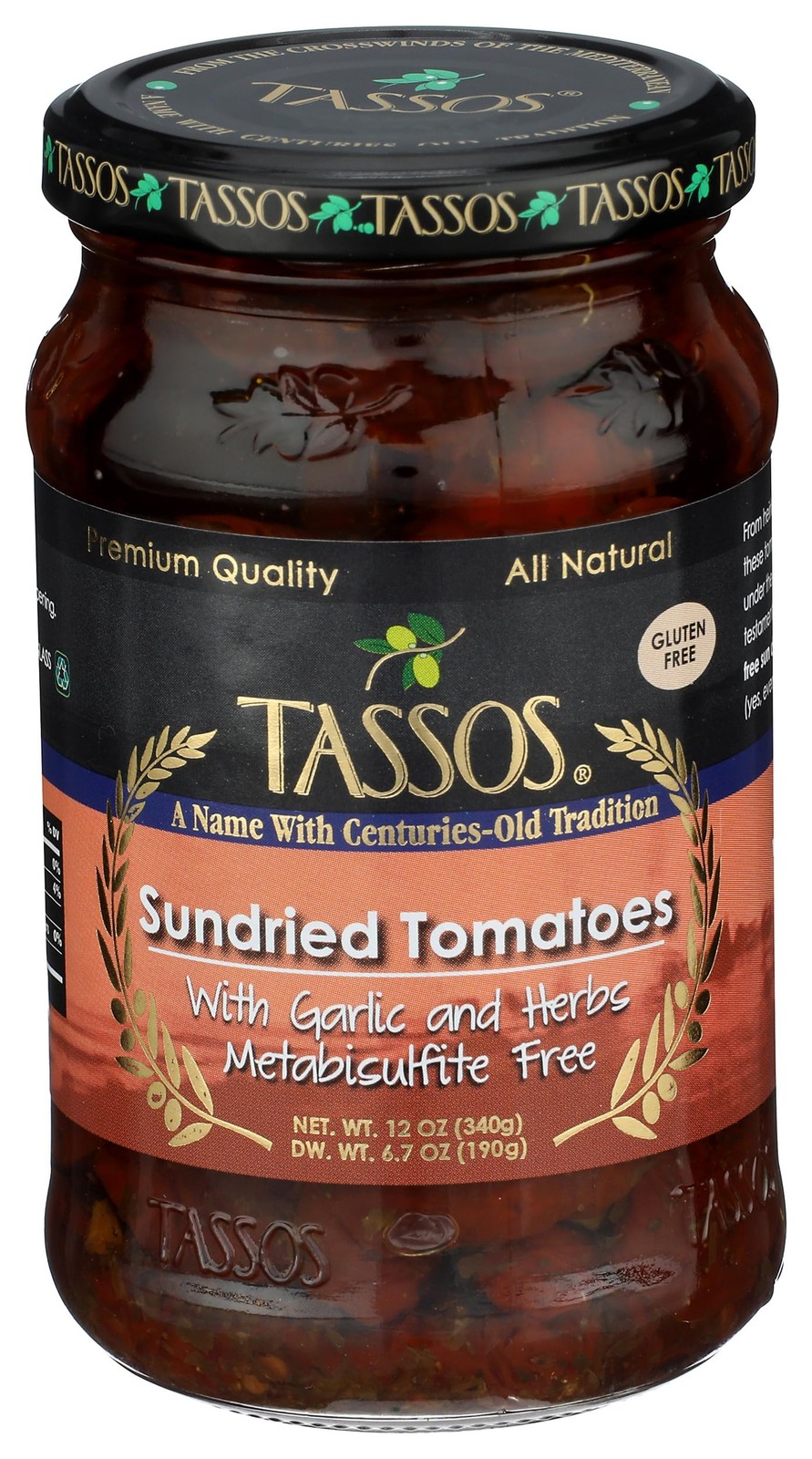 Tassos Sundried Tomatoes 12 OZ TASSOS Mixed Materials Everyday Use Lifestyle