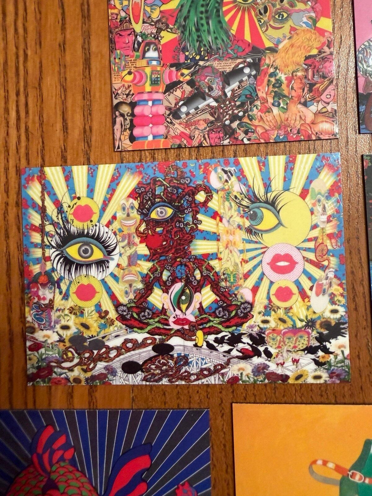 Keiichi Tanaami FRIDGE MAGNETS Japan psychedelic art decor Japanese surreal