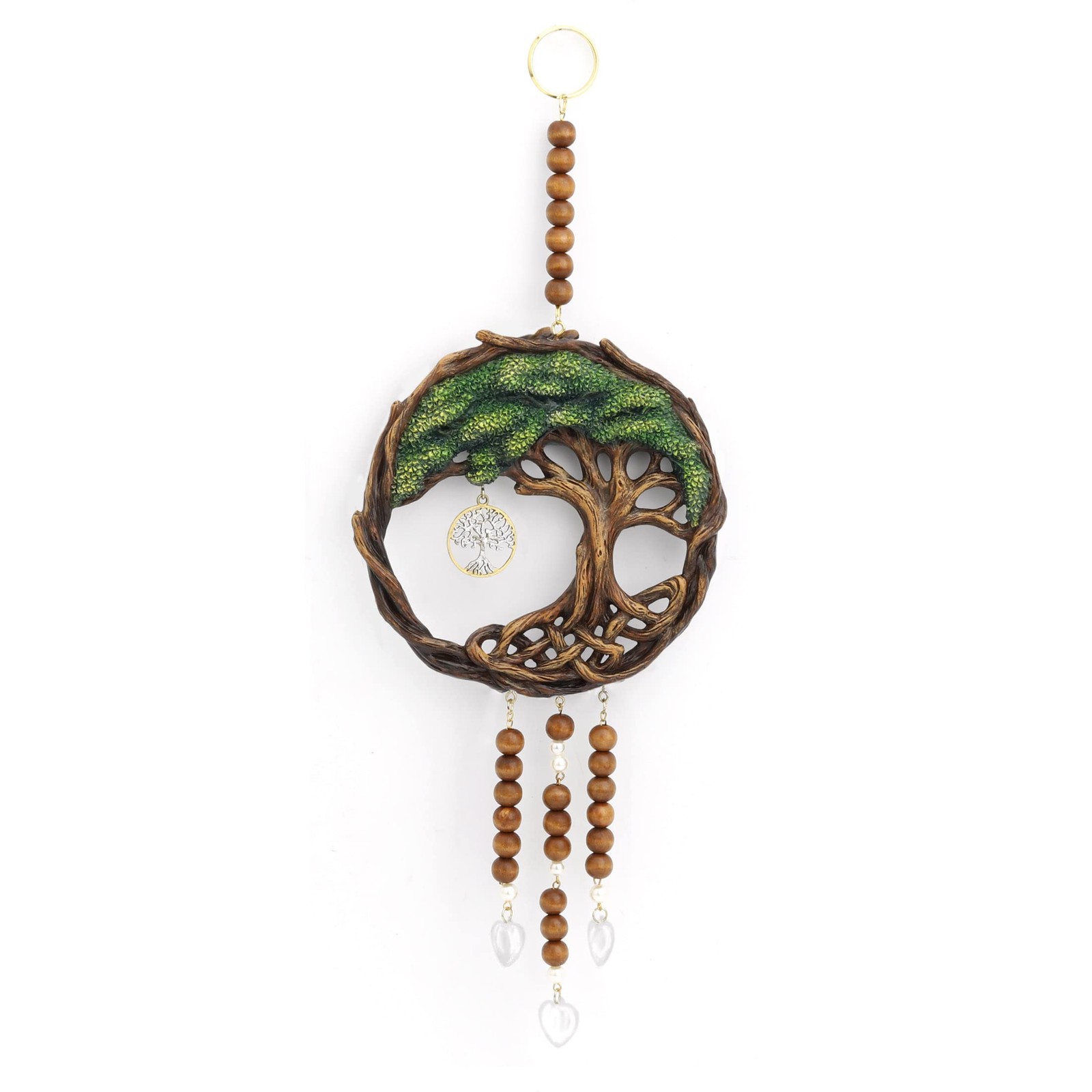 Veronese Design 13 3/4″ Tree Of Life Wicca Wall Pendent Resin Sculpture