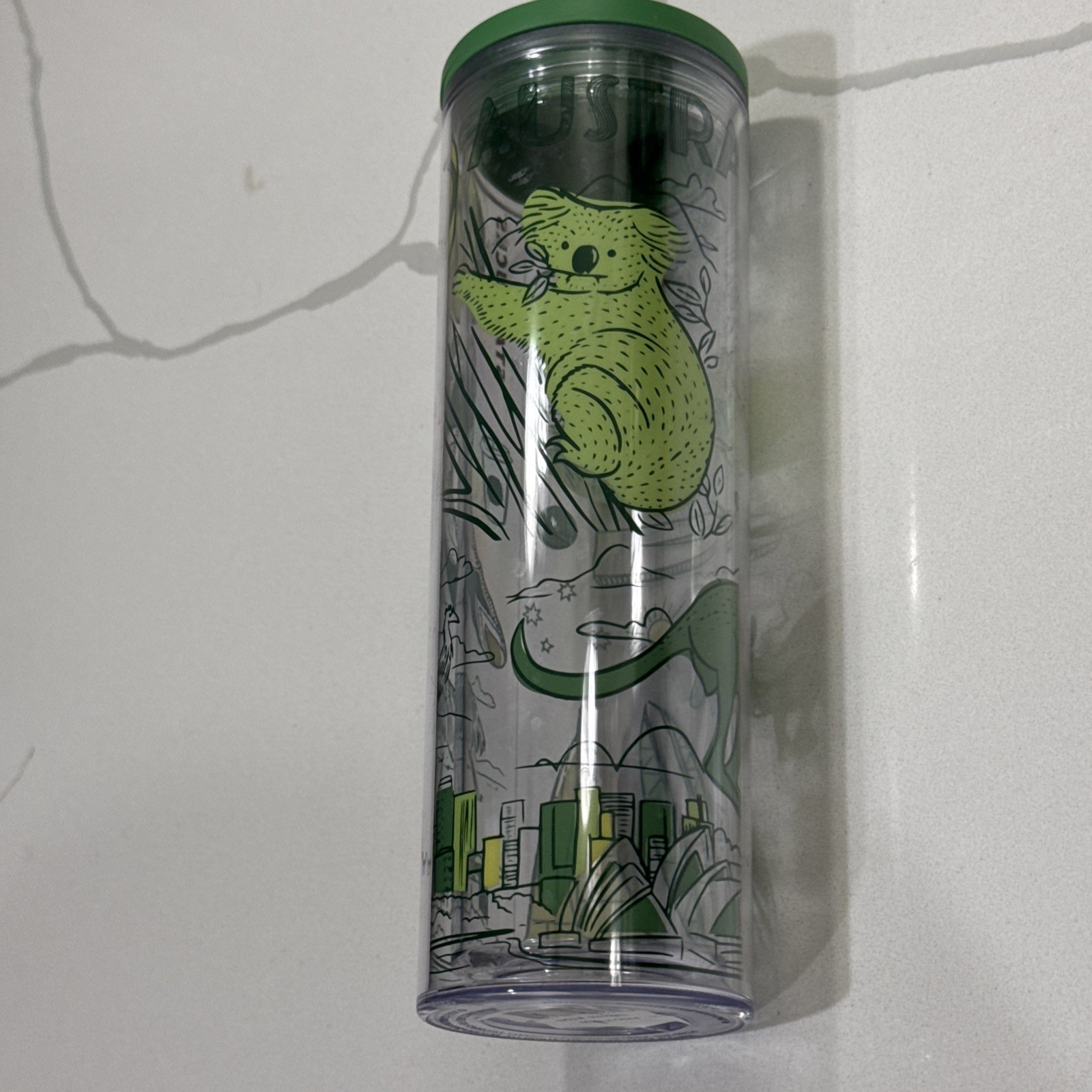 RARE Starbucks Been There AUSTRALIA 12 oz Tumbler Plastic Mug