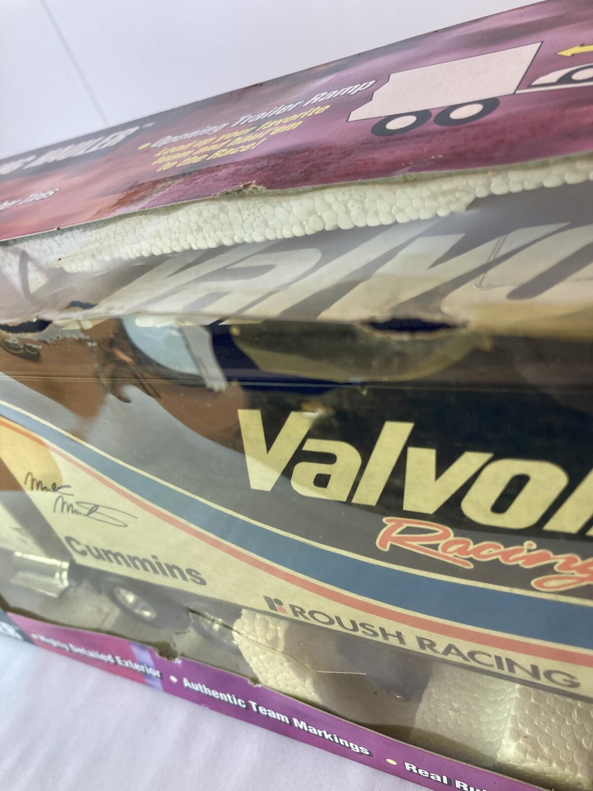 NASCAR Valvoline Radio-Control Racing Hauler Trailer in Box