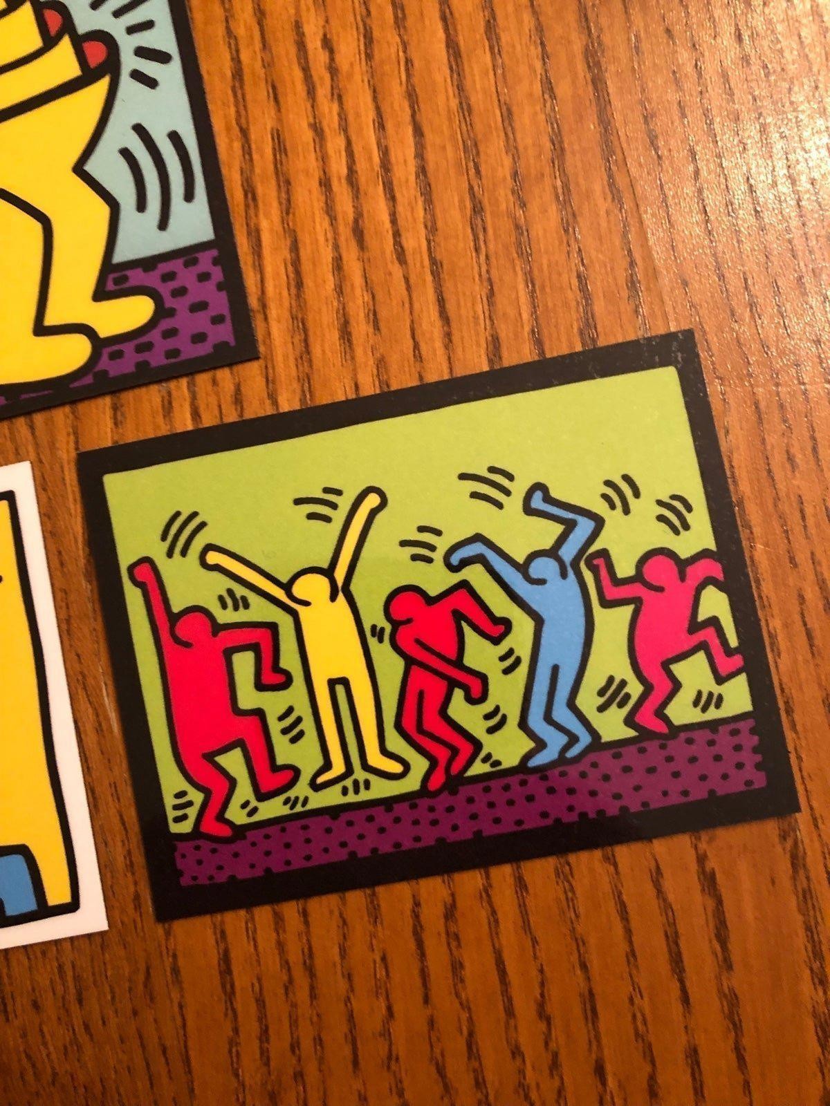 Keith Haring fridge magnets Modern pop art decor funny friends gift idea
