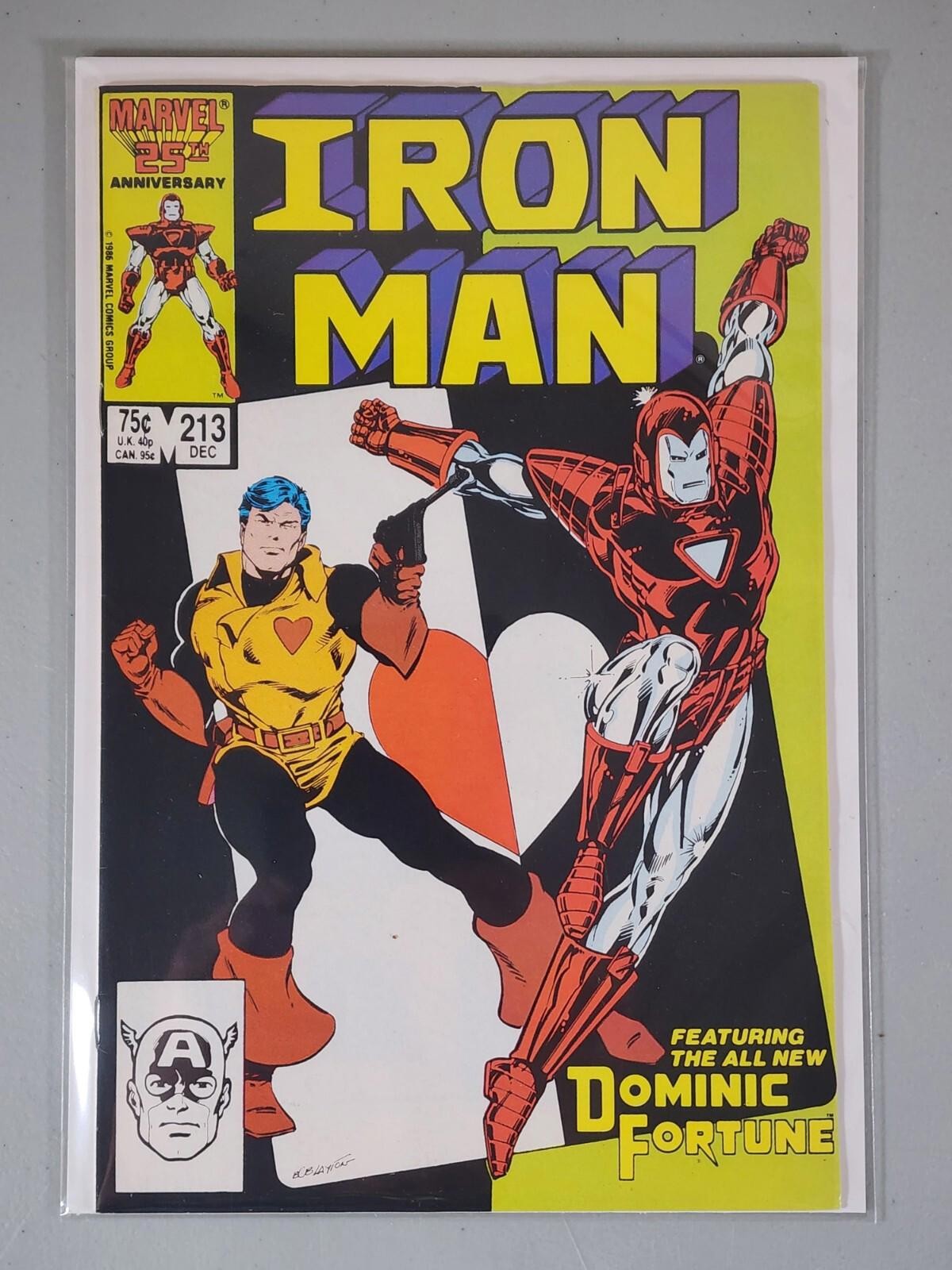 IRON Man #213 214 215 216 VF/NM or Better Marvel 1986