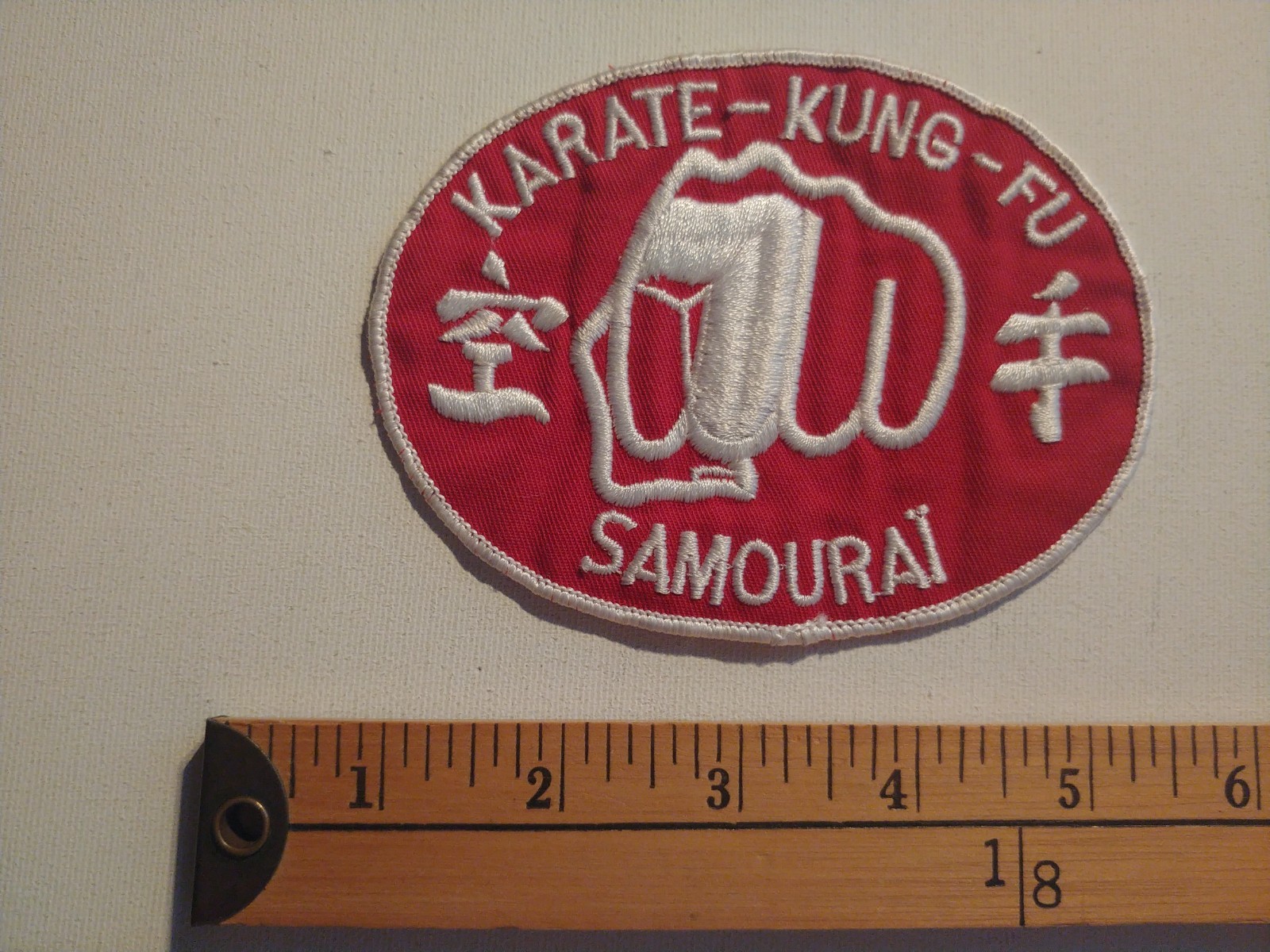 * 70S KARATE KUNG-FU SAMOURAI NINJA JAPAN MARTIAL ARTS PATCH CREST ECUSSON *