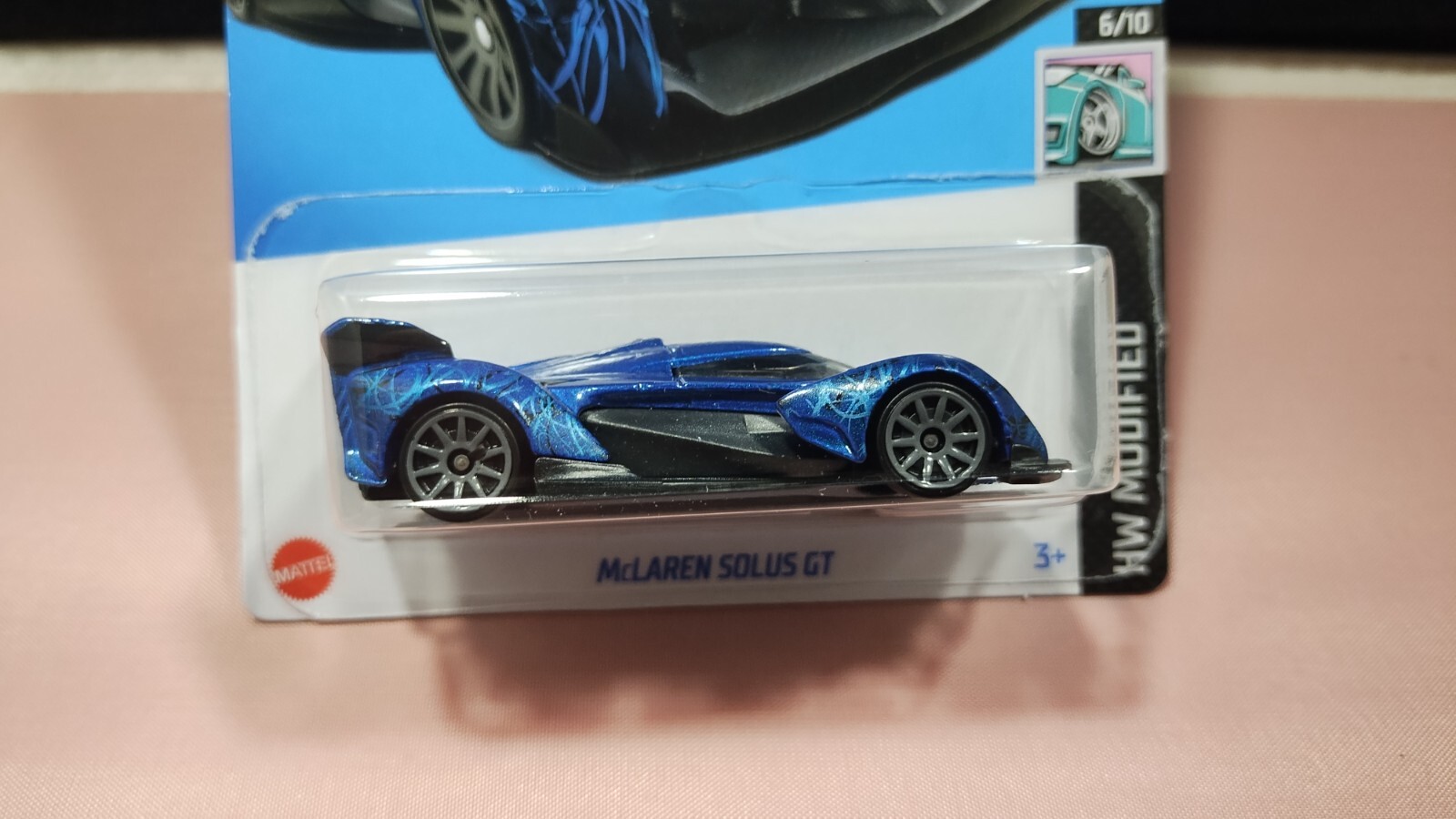 Hot Wheels McLaren Solus GT HW Modified #6/10 Blue Diecast 1:64 Scale New