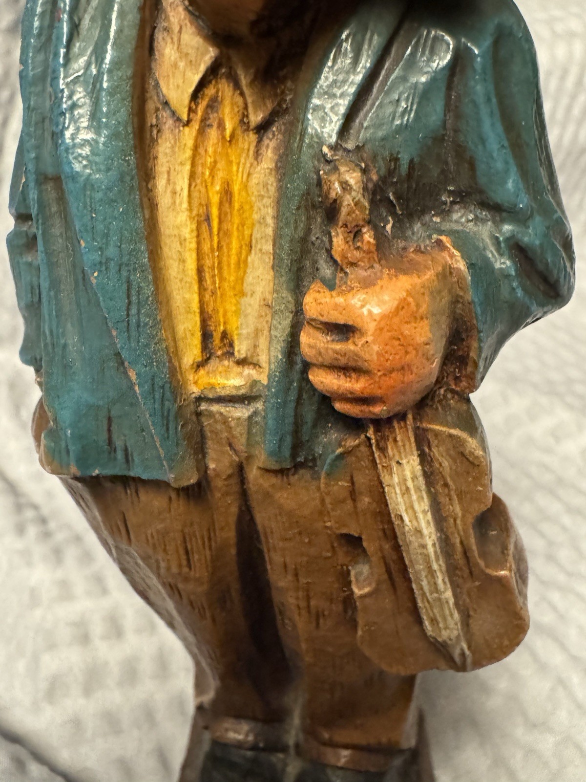 Vintage Hobo Folk Musician Violinist Figurine Collection Syroco Figurine