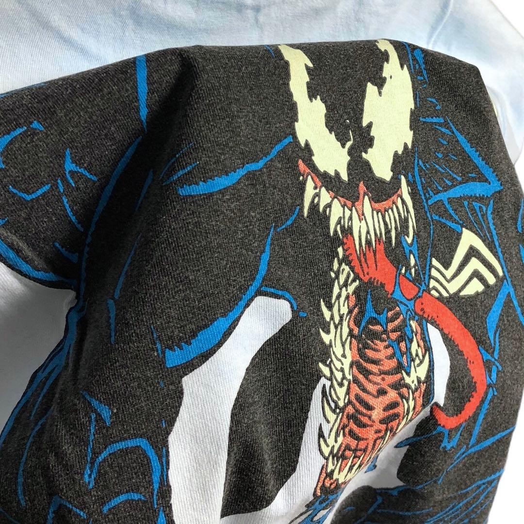 Venom Marvel Comics T-Shirt Aqua Size M Anime Movie 80s 90s Used