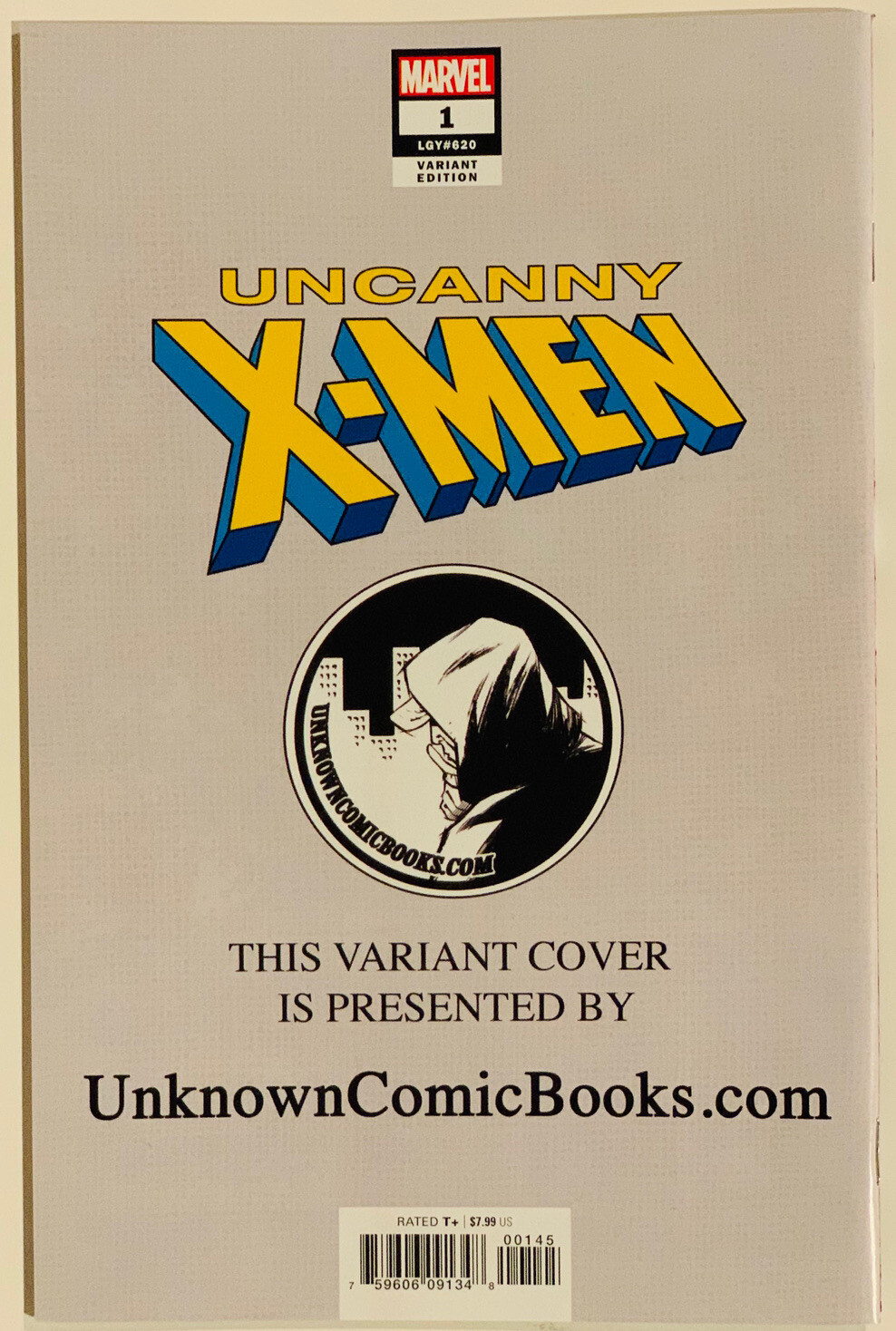 Uncanny X-MEN #1 Unknown Comic Variant Cover Jay Anacleto Signed W/ COA