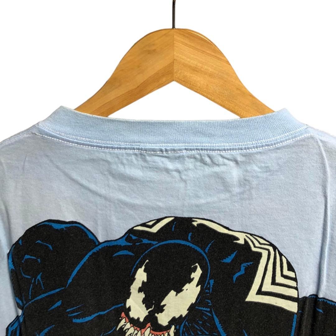 Venom Marvel Comics T-Shirt Aqua Size M Anime Movie 80s 90s Used