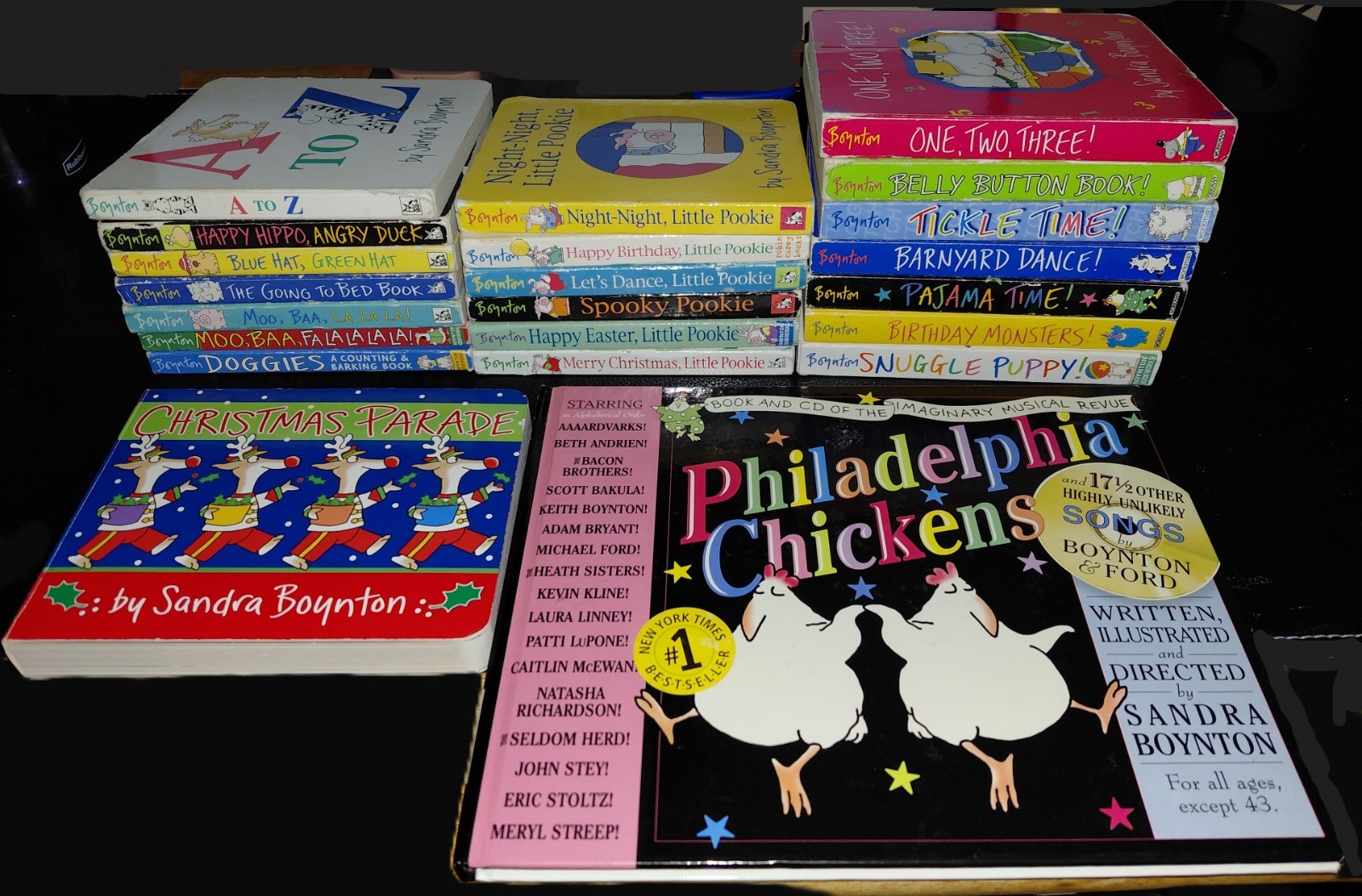 Lot of 23 SANDRA BOYNTON CHILDREN’S BOOKS Includes a SING-A-LONG Book w/ CD