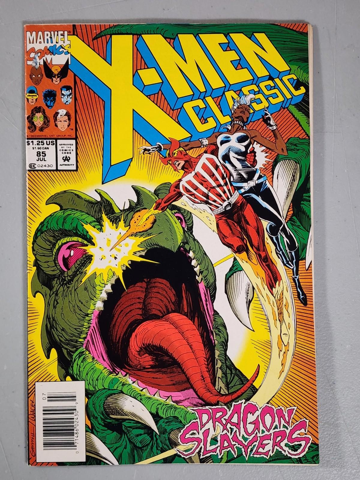 X-Men Classic #84 & 85 VF+ Newsstand 1993 Marvel Comics