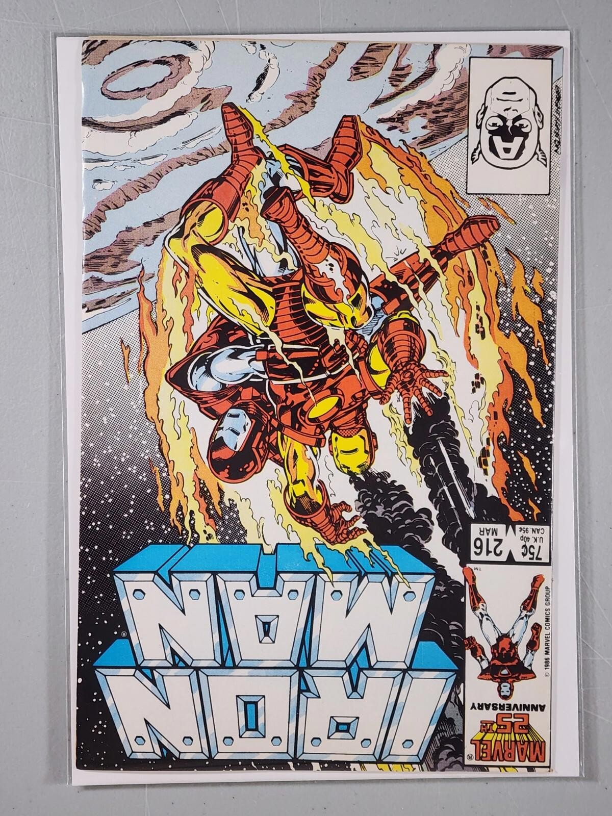IRON Man #213 214 215 216 VF/NM or Better Marvel 1986