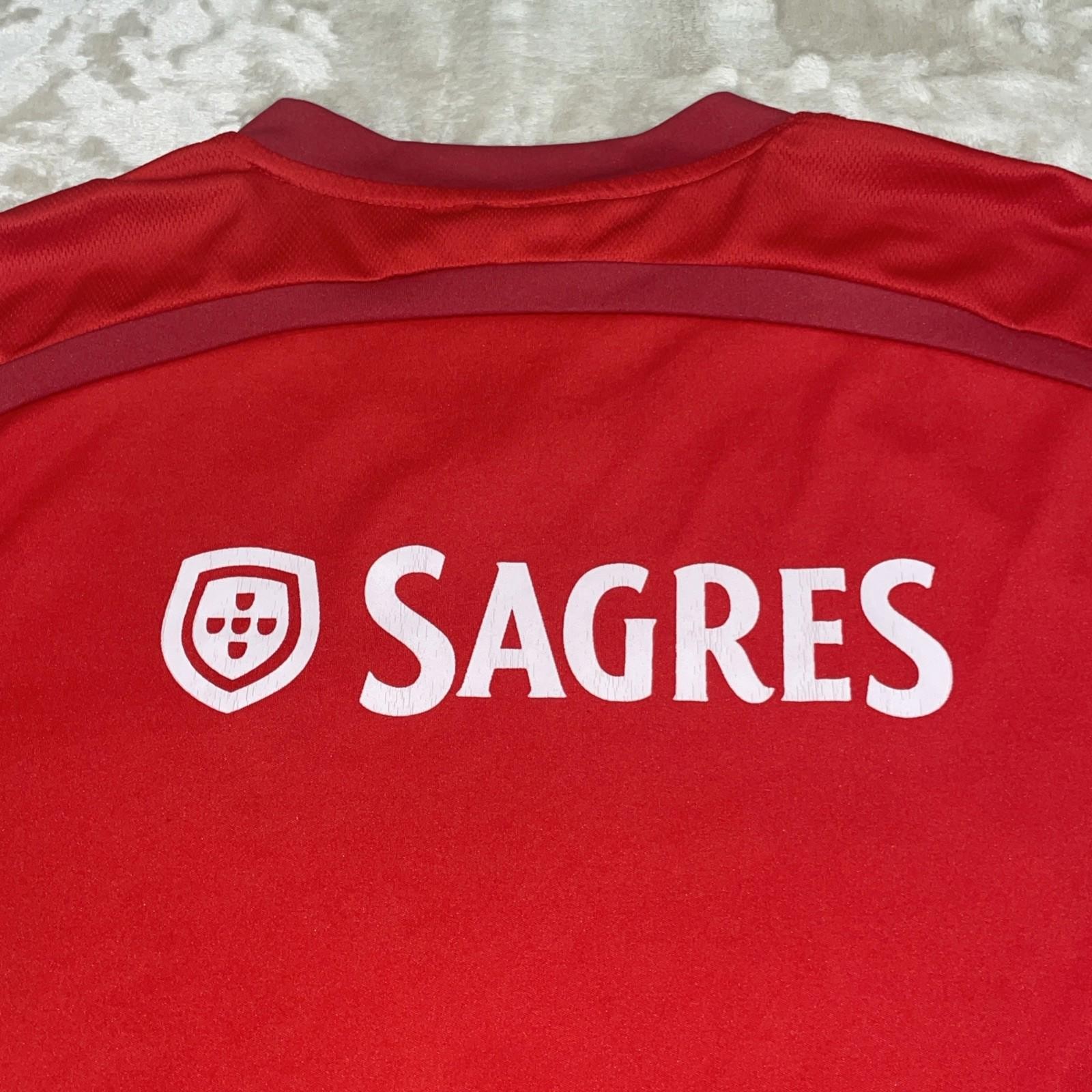 2014/2015 Adidas SL Benfica Home Soccer Futbol Jersey Size LARGE *Read Descripti