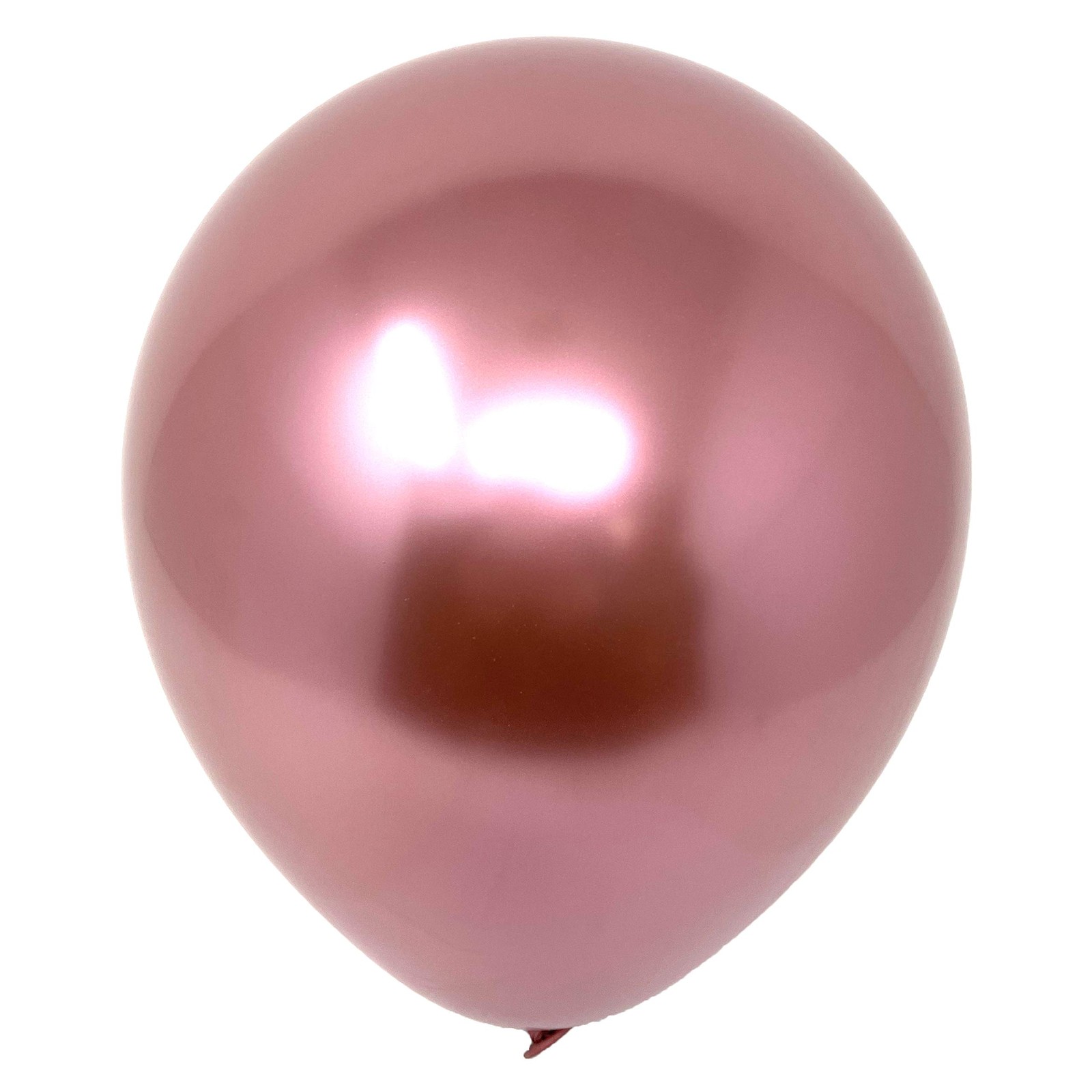 Allgala 12″ Metallic Chrome Balloons 50-Pack Red Latex BL52085