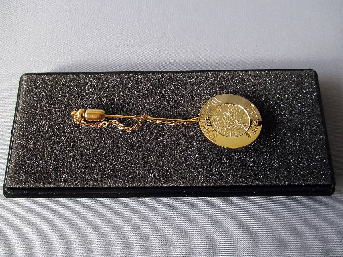 Wachifield Dayan Udegumi Gold Pin Charm Japan Collectible 0.87 in