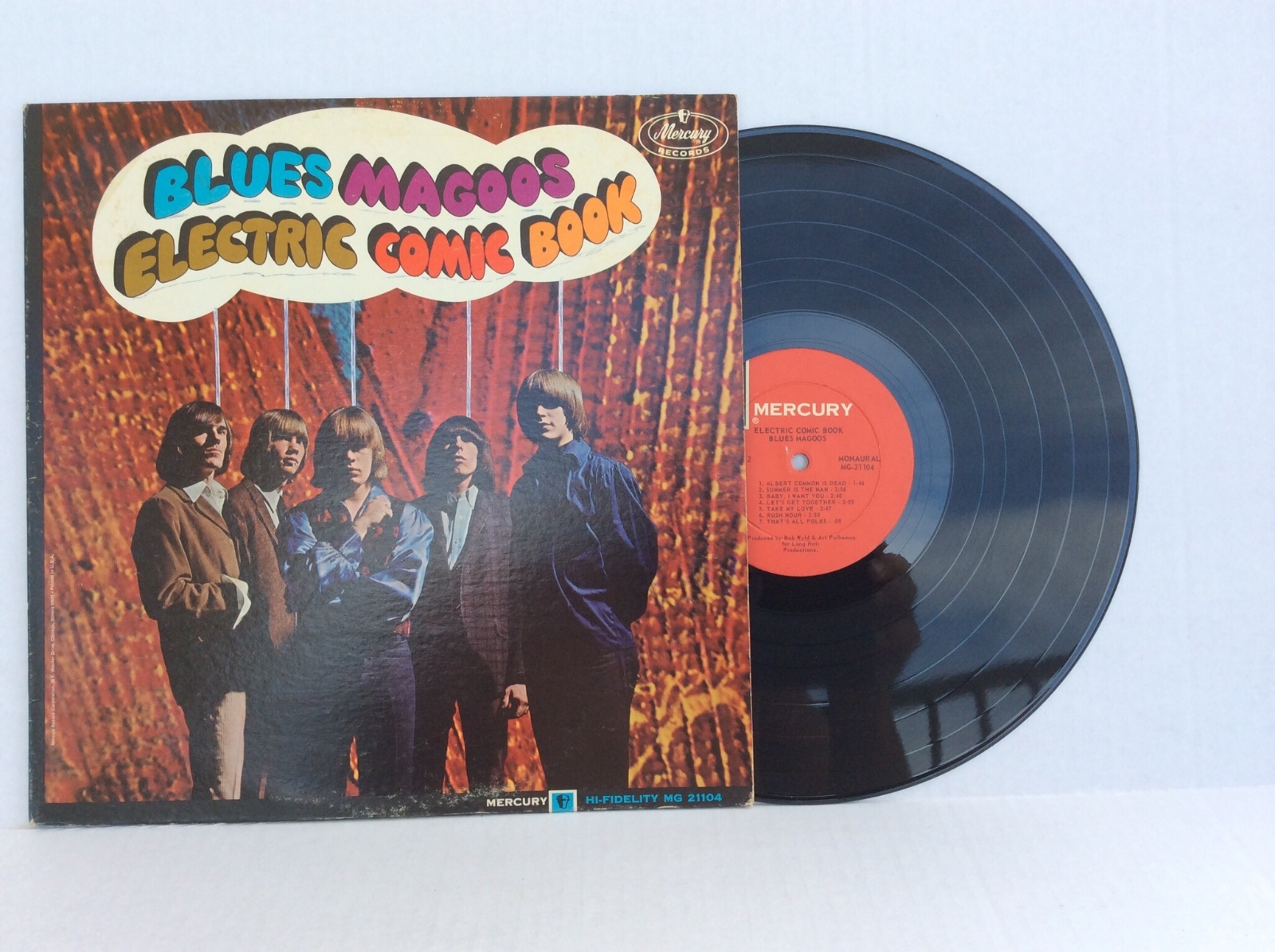 BLUES MAGOOS electric comic book U.S. MERCURY LP MG-21104_orig 1967 garage PSYCH