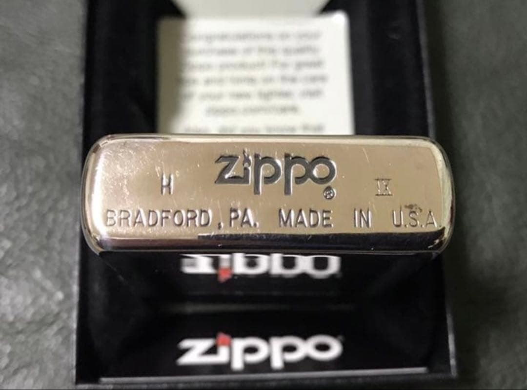 zippo limited edition with serial number, silver wrapped, made in 1993, in good