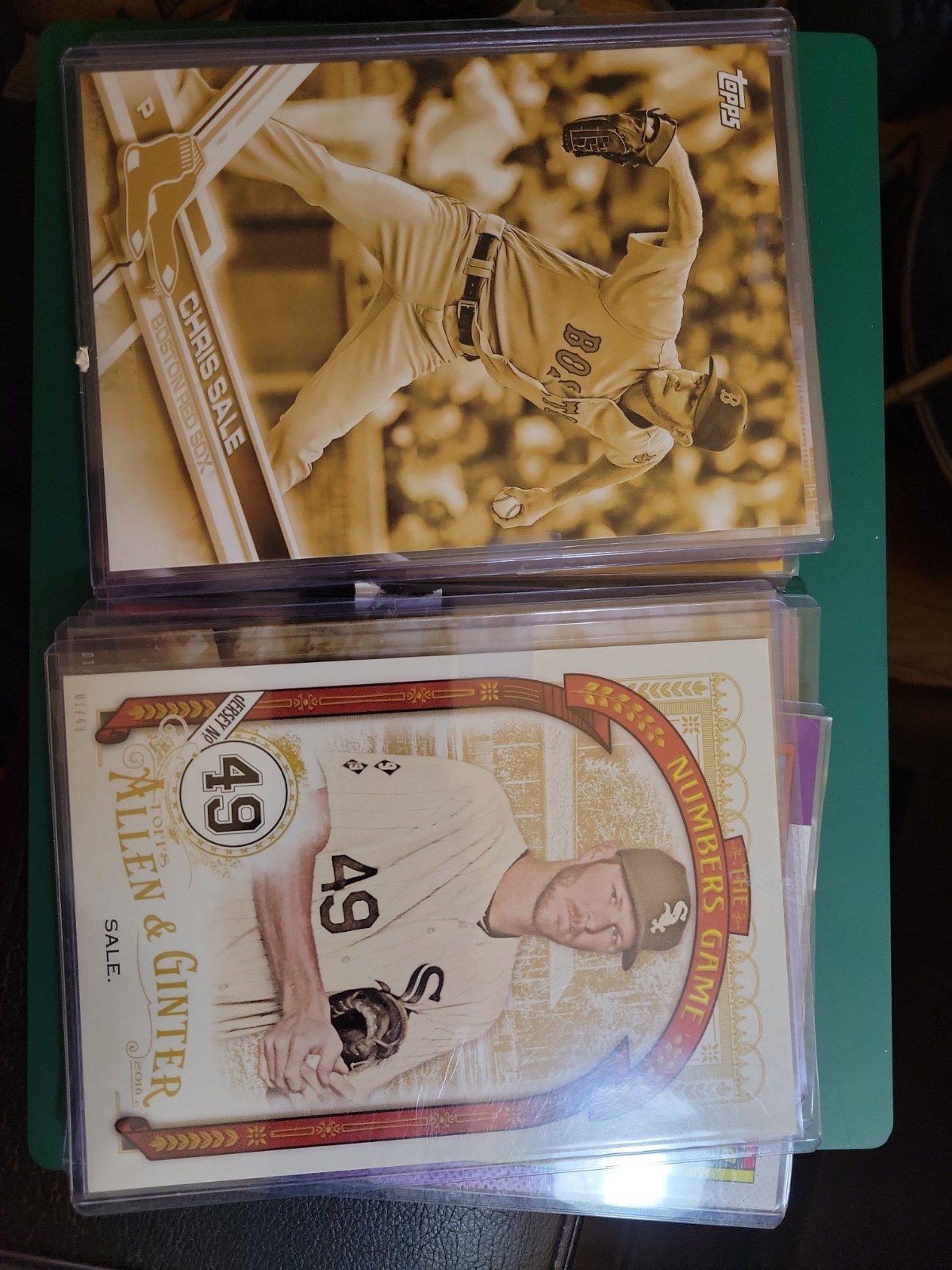 Chris Sale 5×7 And Box Topper Lot 25 Cards #ed /10, /49
