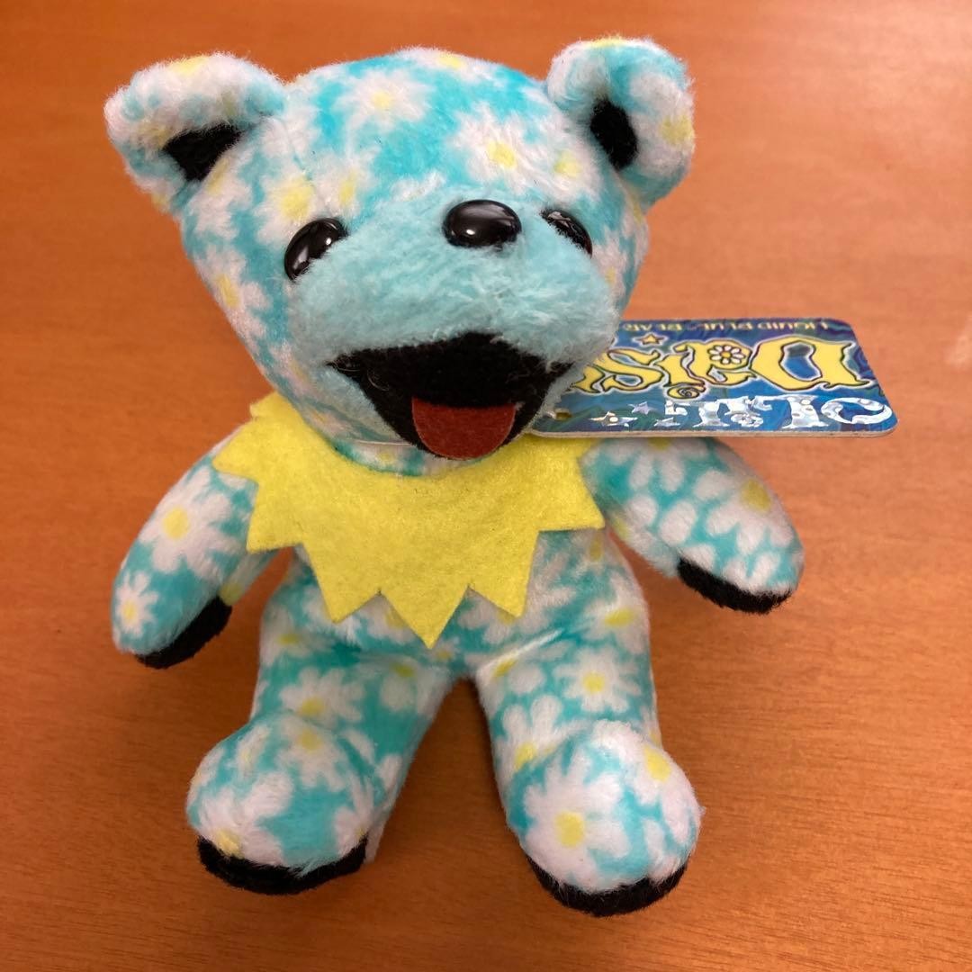 Grateful Dead Bean Bear Lil Daisy Mini Plush Doll 5.1 in Rock Band Mascot