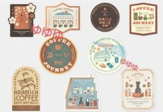 Starbucks Reserve Roastery Traveler’s Company Sticker Set Seal Sticker