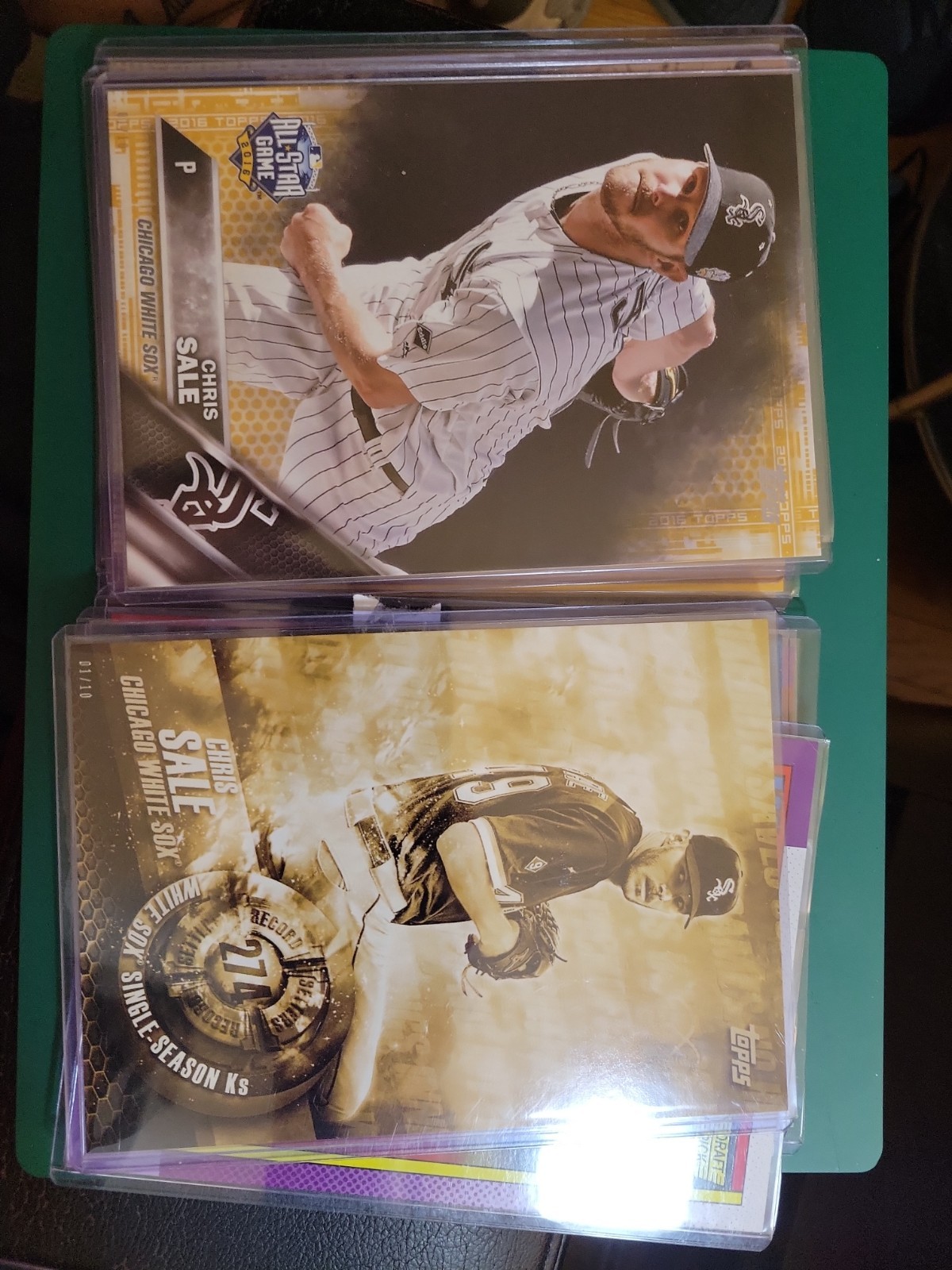 Chris Sale 5×7 And Box Topper Lot 25 Cards #ed /10, /49