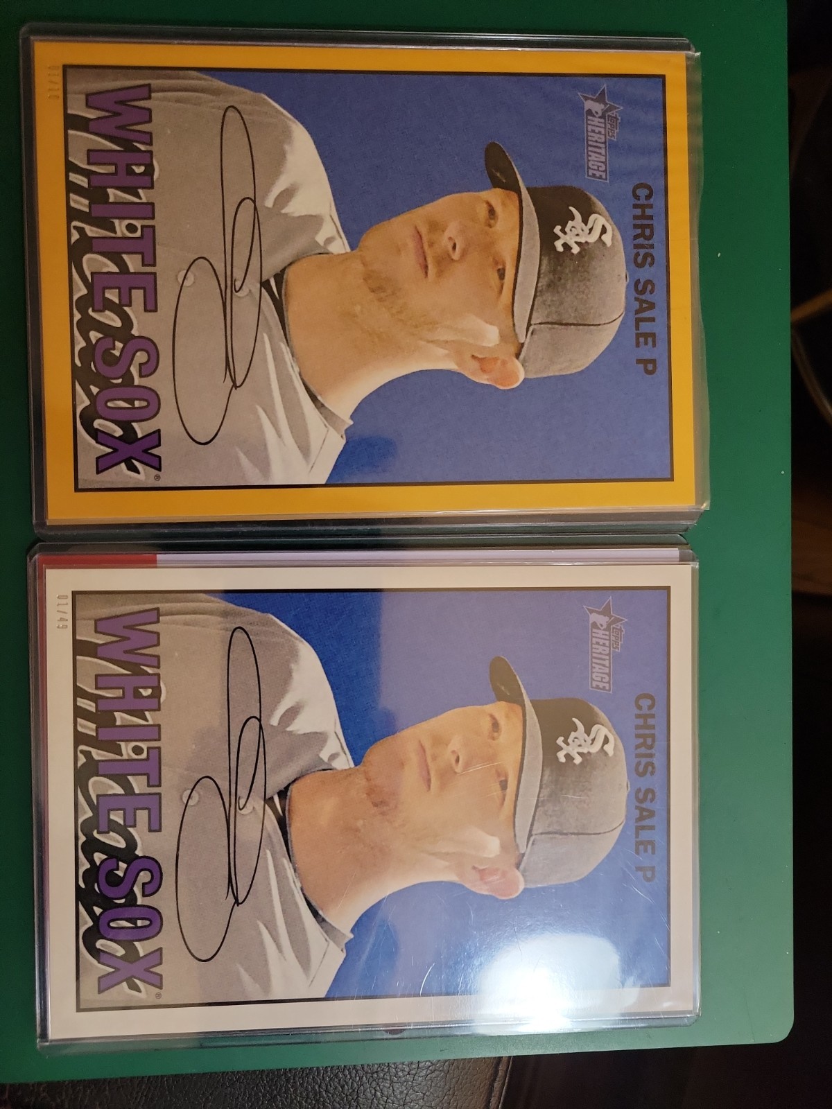 Chris Sale 5×7 And Box Topper Lot 25 Cards #ed /10, /49