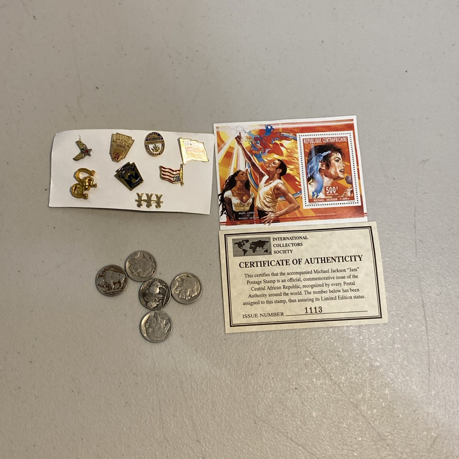 Collectible Junk Drawer Coin Lot Coins Stamps And Pins