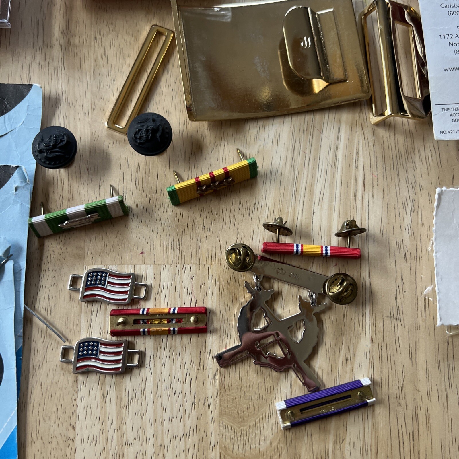 Vintage and modern assorted military items. Mostly New See description for more