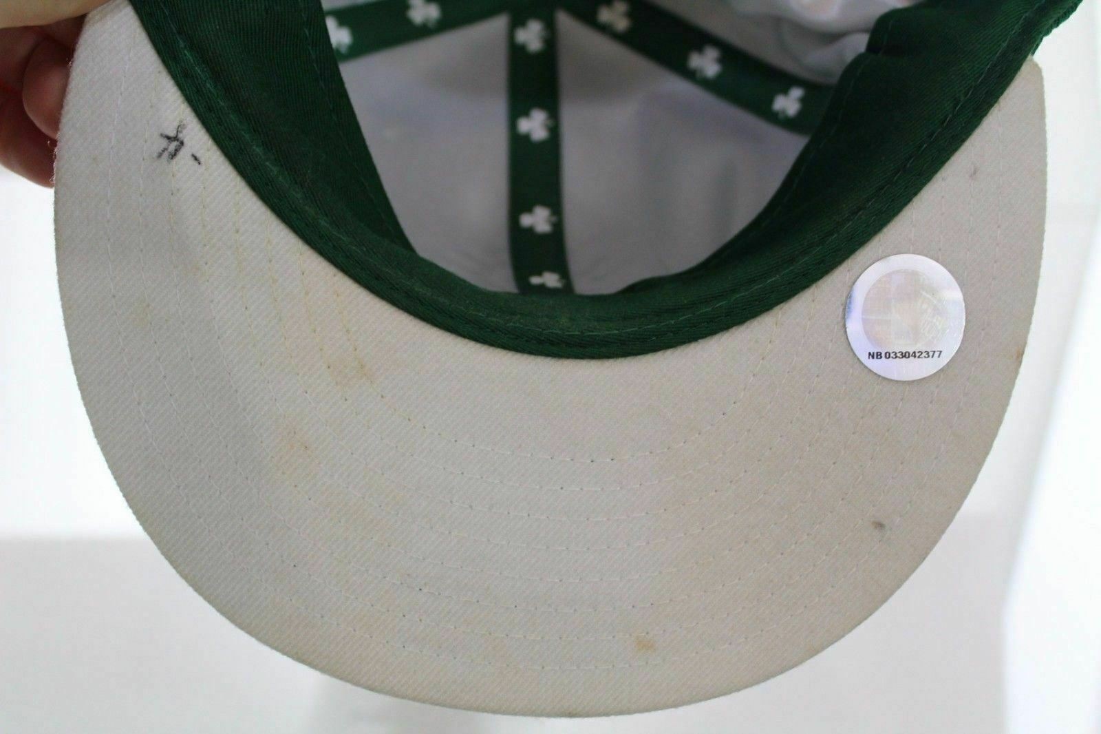 Boston Celtics Reebok Hat – Wool / Acrylic – NBA Green Fitted Cap Size 7 3/8