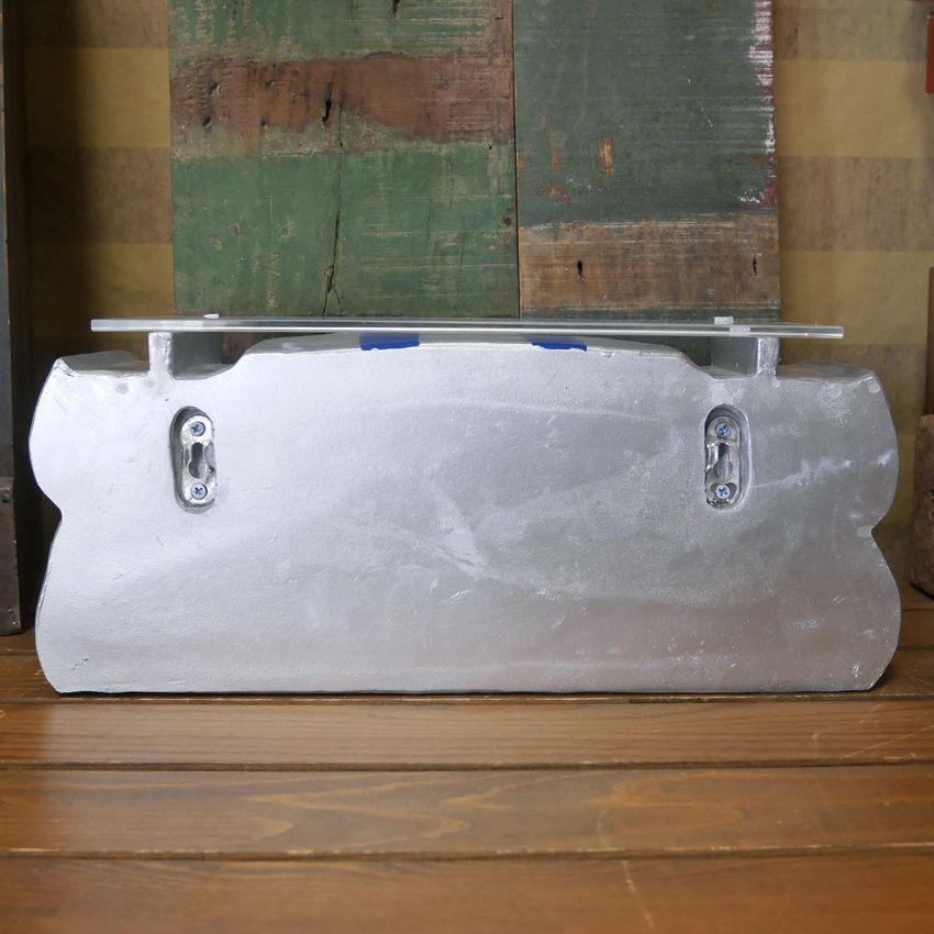 CAR HEAD SHELF MUSTANG COUPE Wall Shelf Silver Blue Display Rack Object NEW