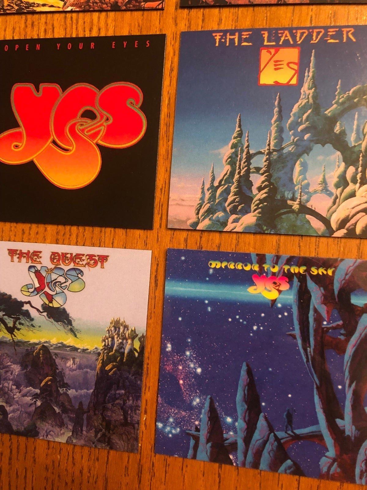 Yes FRIDGE MAGNETS huge set progressive rock classic music gift idea