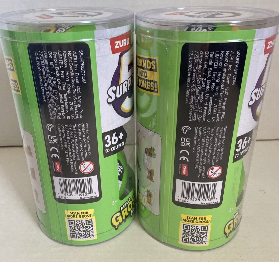 ZURU 5 Surprise Mega Gross Minis Two 2 Packs *NEW* 77367