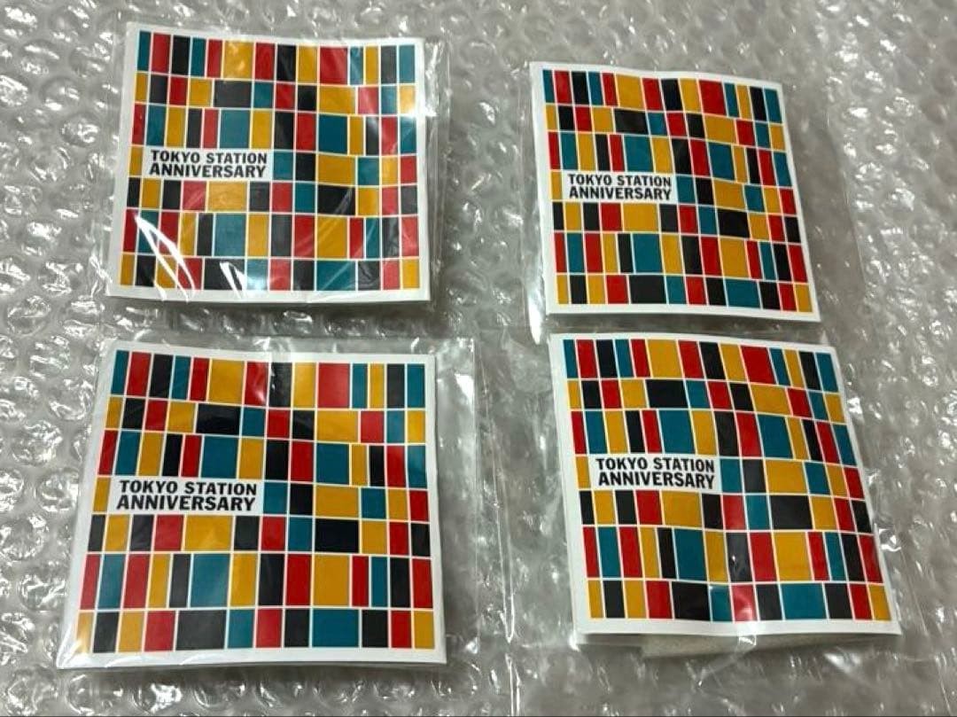 Not for sale 4 pieces TOKYO STATION Tokyo Station Anniversary Pin Badge