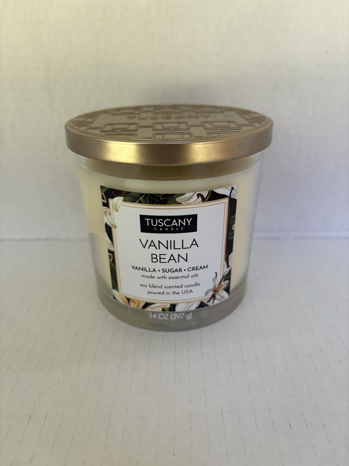 Candle Tuscany Vanilla Bean, 14 Ounce