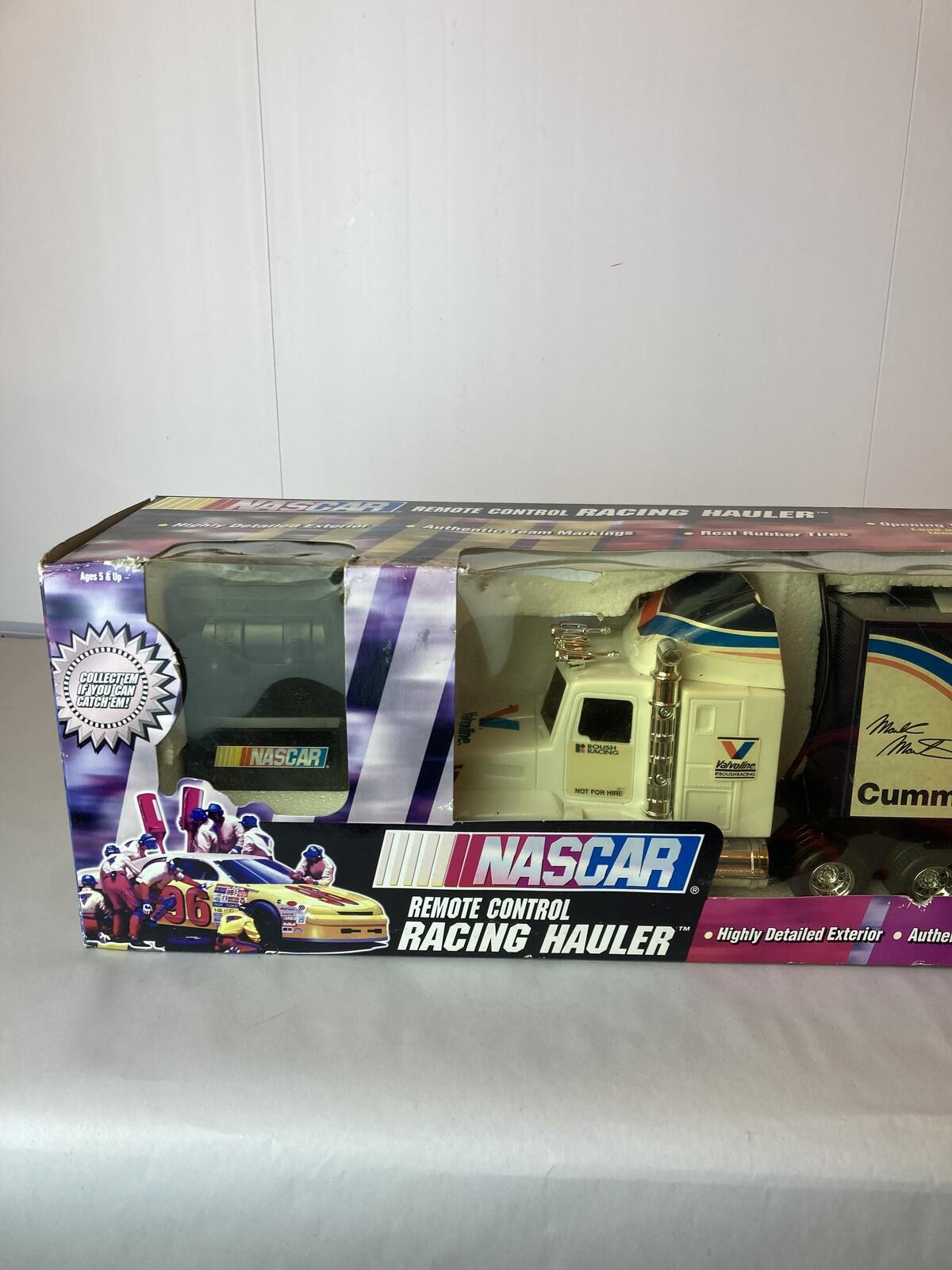 NASCAR Valvoline Radio-Control Racing Hauler Trailer in Box
