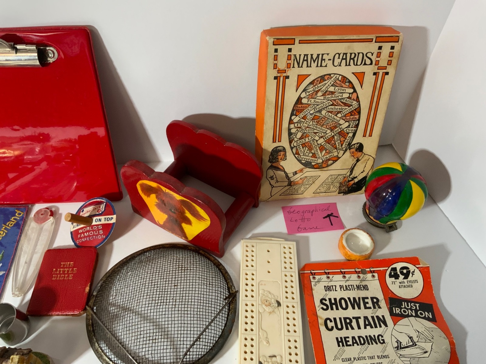 VTG Junk Drawer Lot Assemblage Art Mixed Media Crafts 2.5# Magnets Cribbage Pins