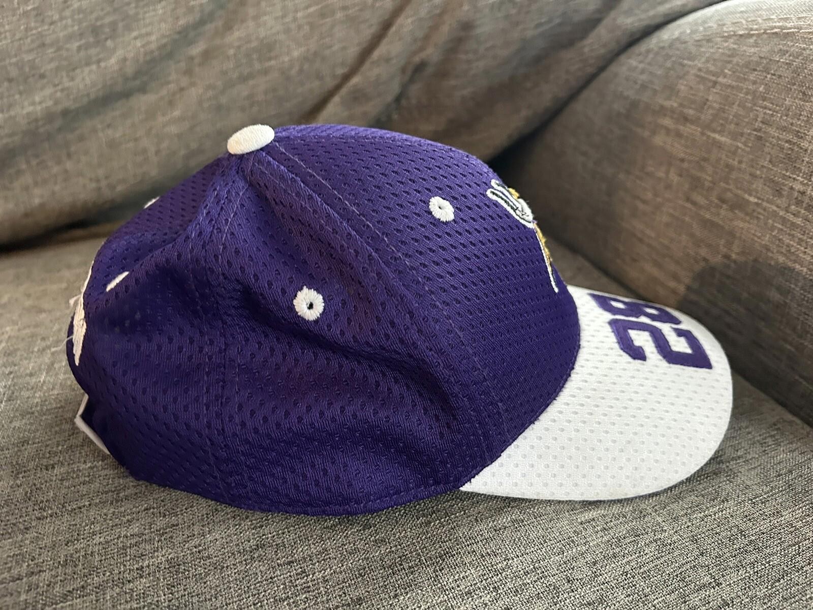 Minnesota Vikings Adrian Peterson #28 Reebok Pro Line Snapback Hat Cap NFL OSFM