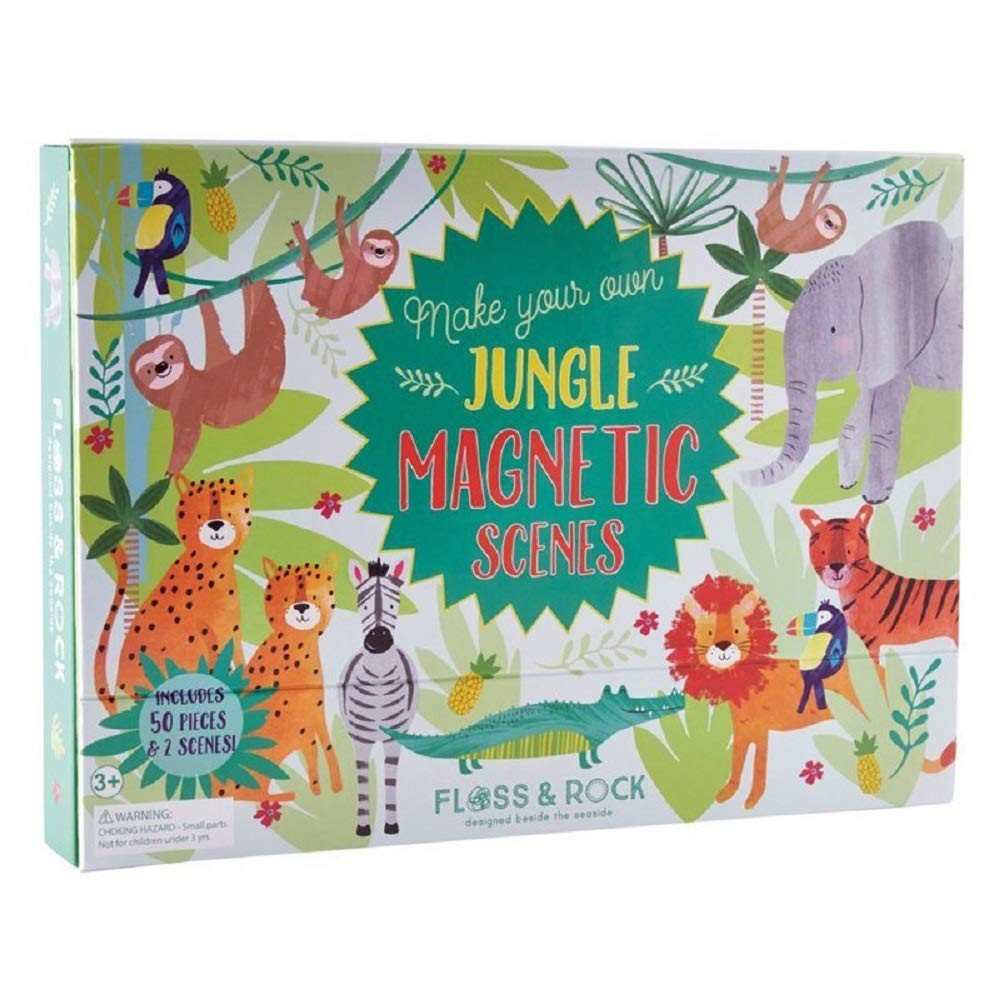 Floss & Rock Magnetic Scenes Playset – Jungle