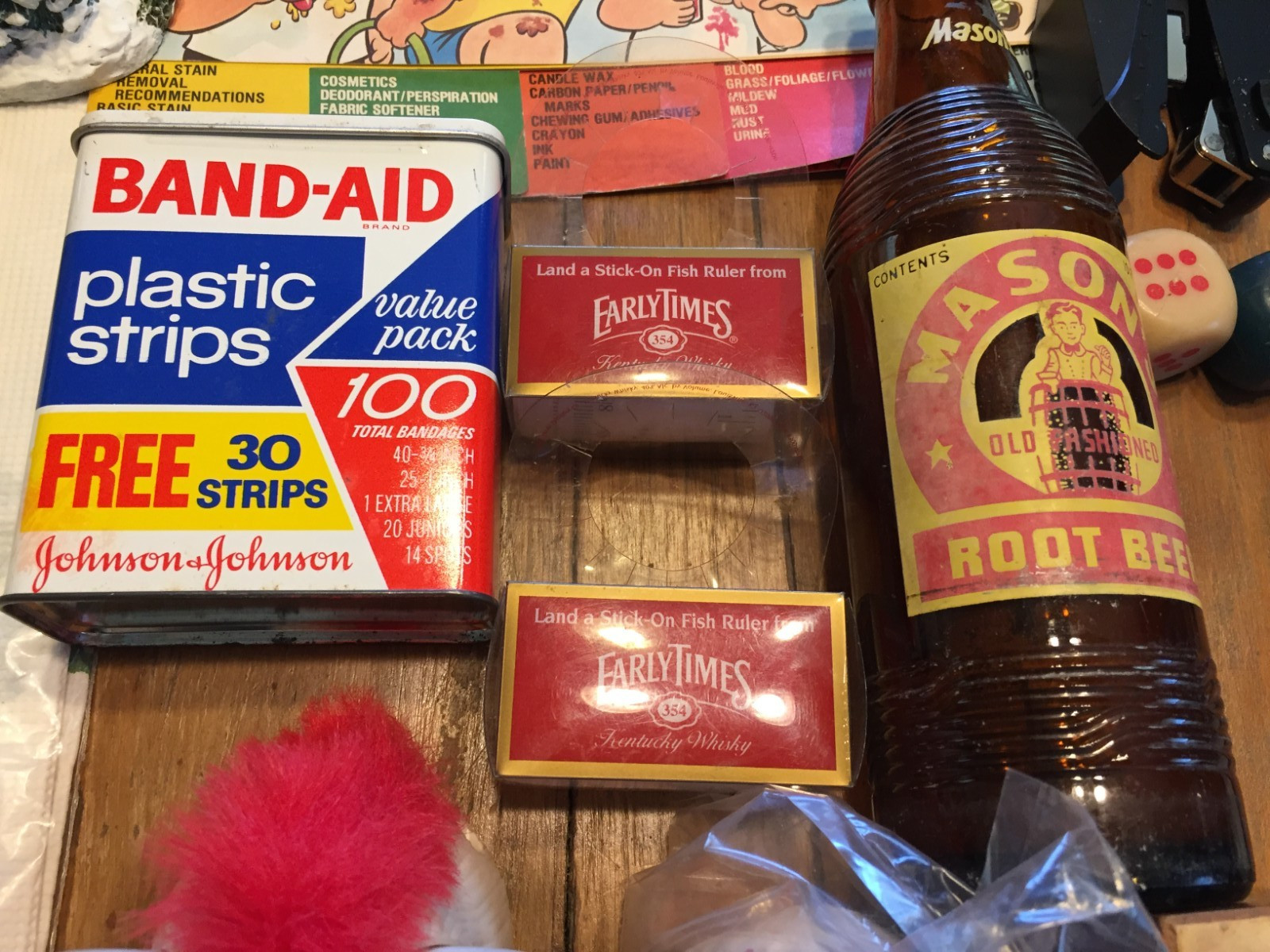 Junk Drawer Lot 35 Items,Brass,Trinket,Electronics,Knife,Bottle,Furby,Compass,J3
