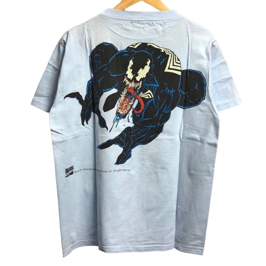 Venom Marvel Comics T-Shirt Aqua Size M Anime Movie 80s 90s Used