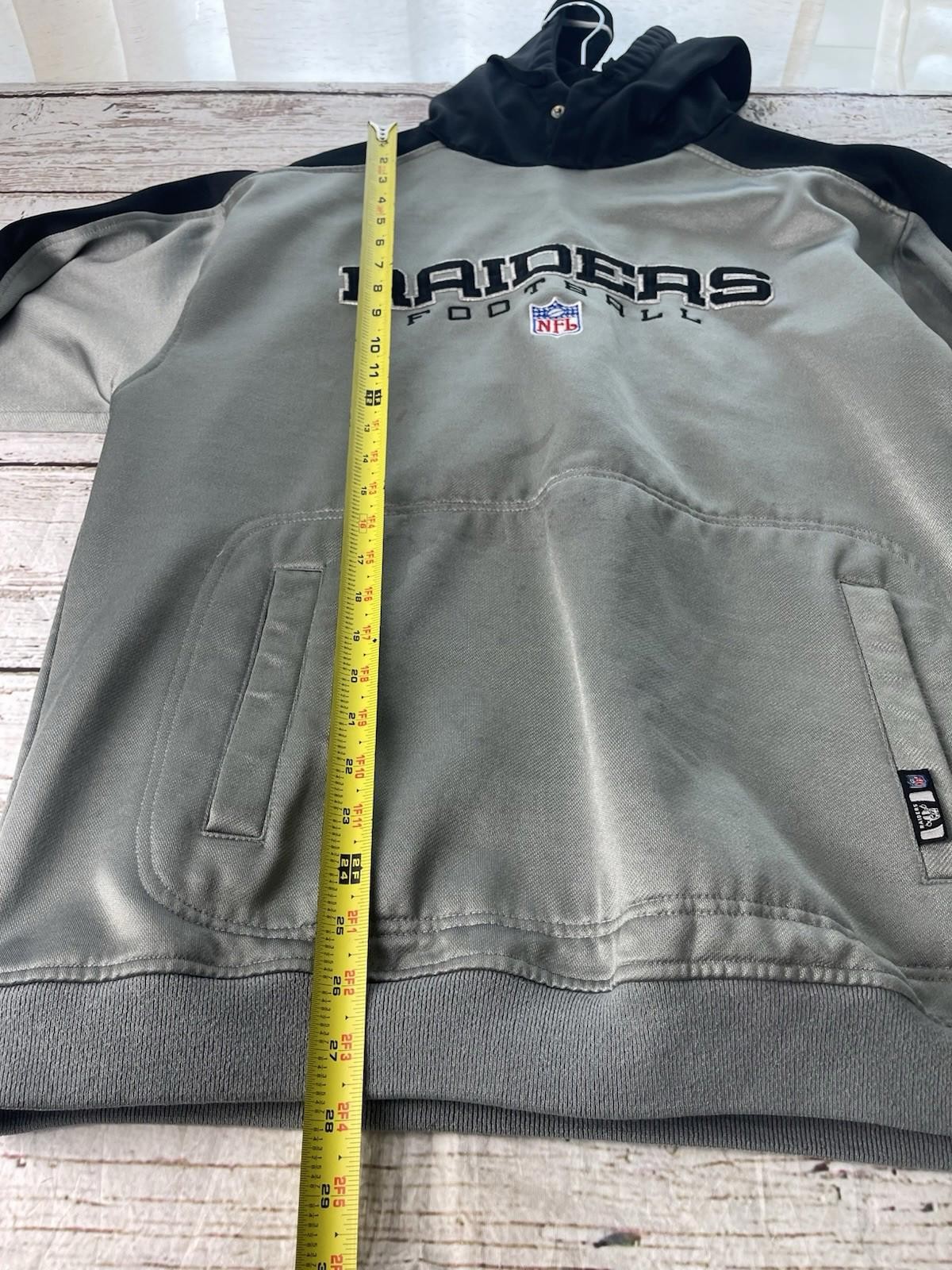 Las Vegas Raiders Pullover Hoodie NFL Team Reebok Men Large