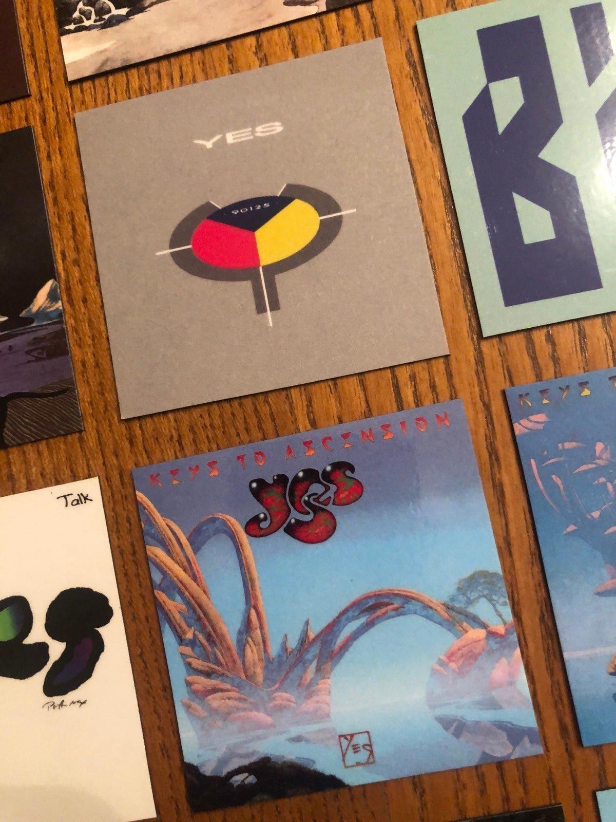 Yes FRIDGE MAGNETS huge set progressive rock classic music gift idea