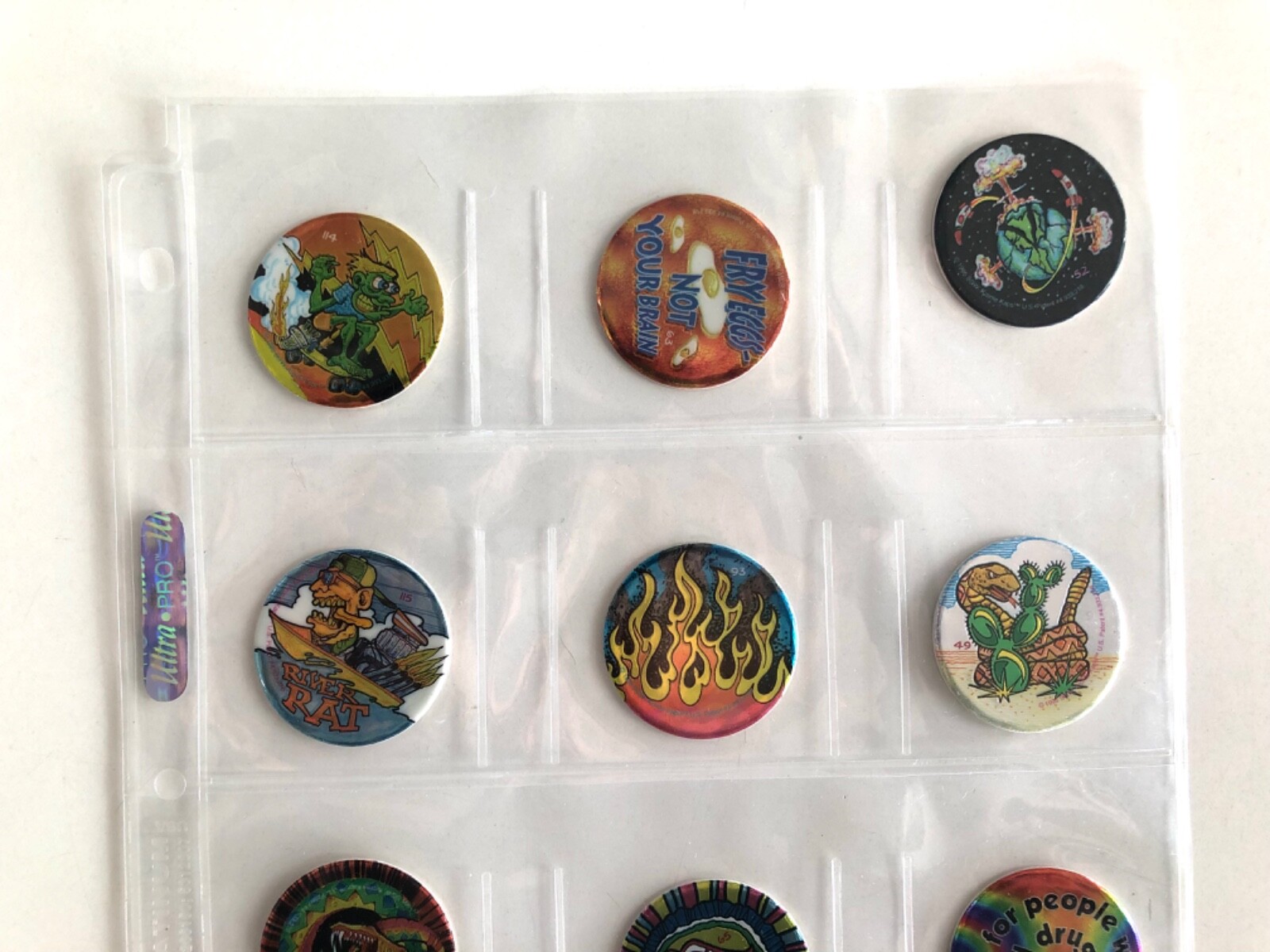 100 Ultra – Pro, 12 Pocket Multi Coins, Pogs, Slammers, Stamps Protection Pages