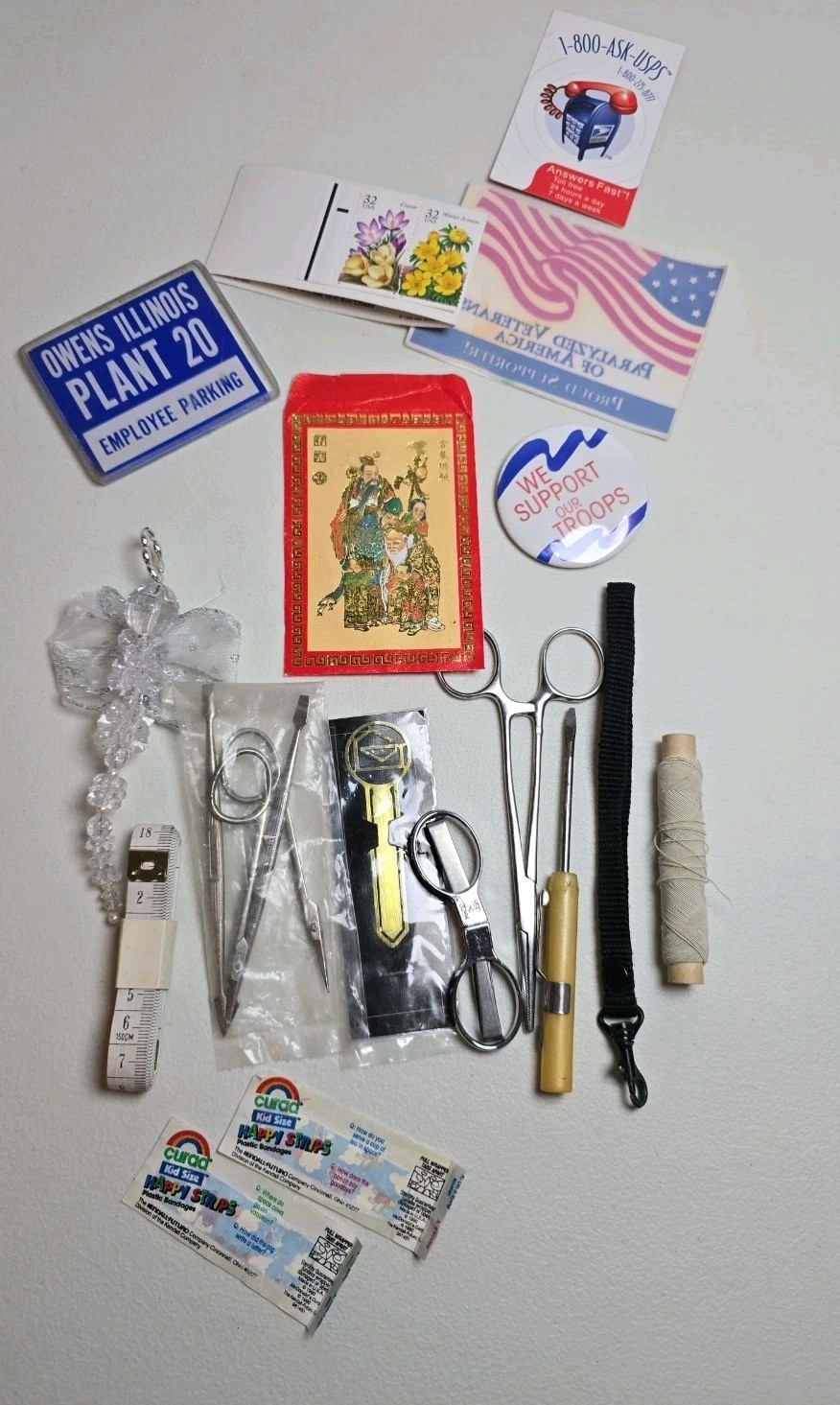 Junk Drawer Lot Of Vintage Items -1990s