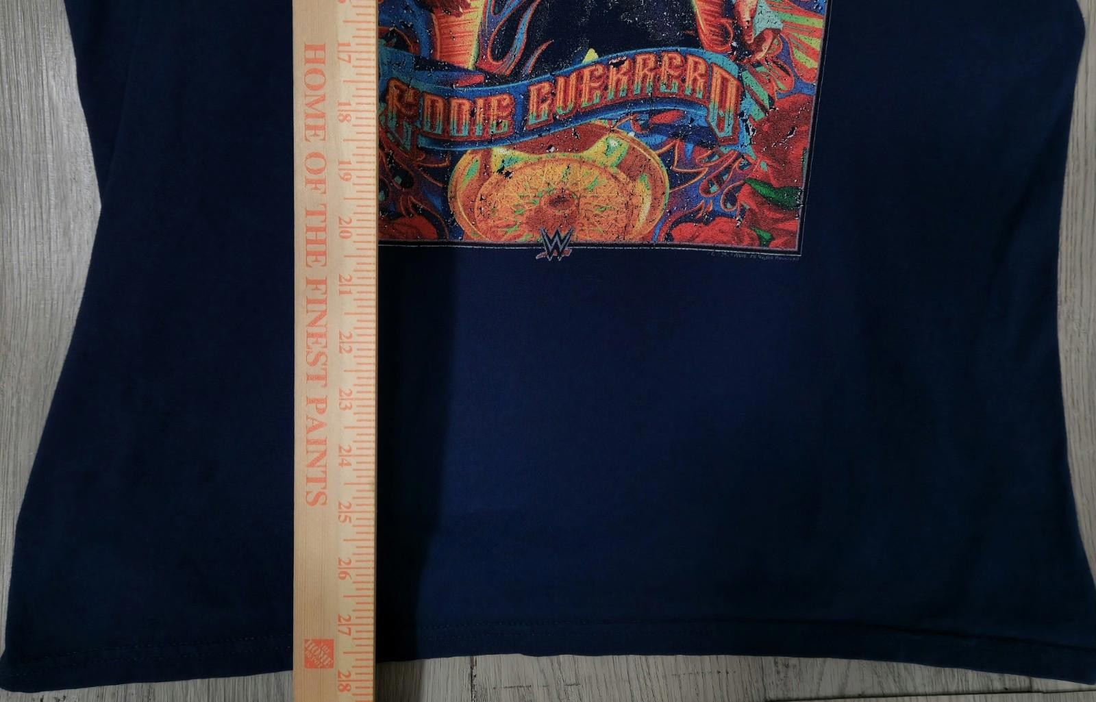 WWE Eddie Guerrero Graphic T Shirt Size Large Legendary Mexican Wrestler #12