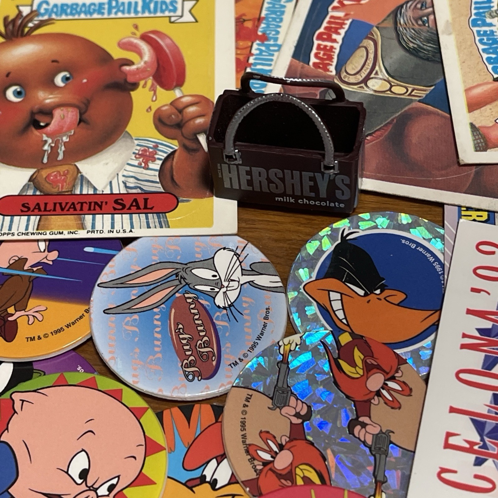 Vintage Junk Drawer Lot – Toys, Cards, GPK, Keychains, Watches, Jewelry, Phone